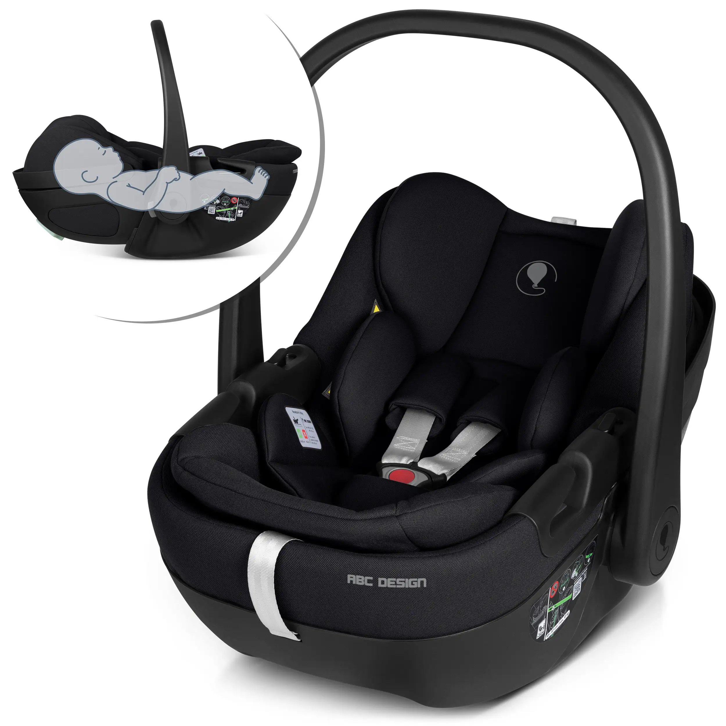 Babyschale mit Liegefunktion Calla i-Size - Ink