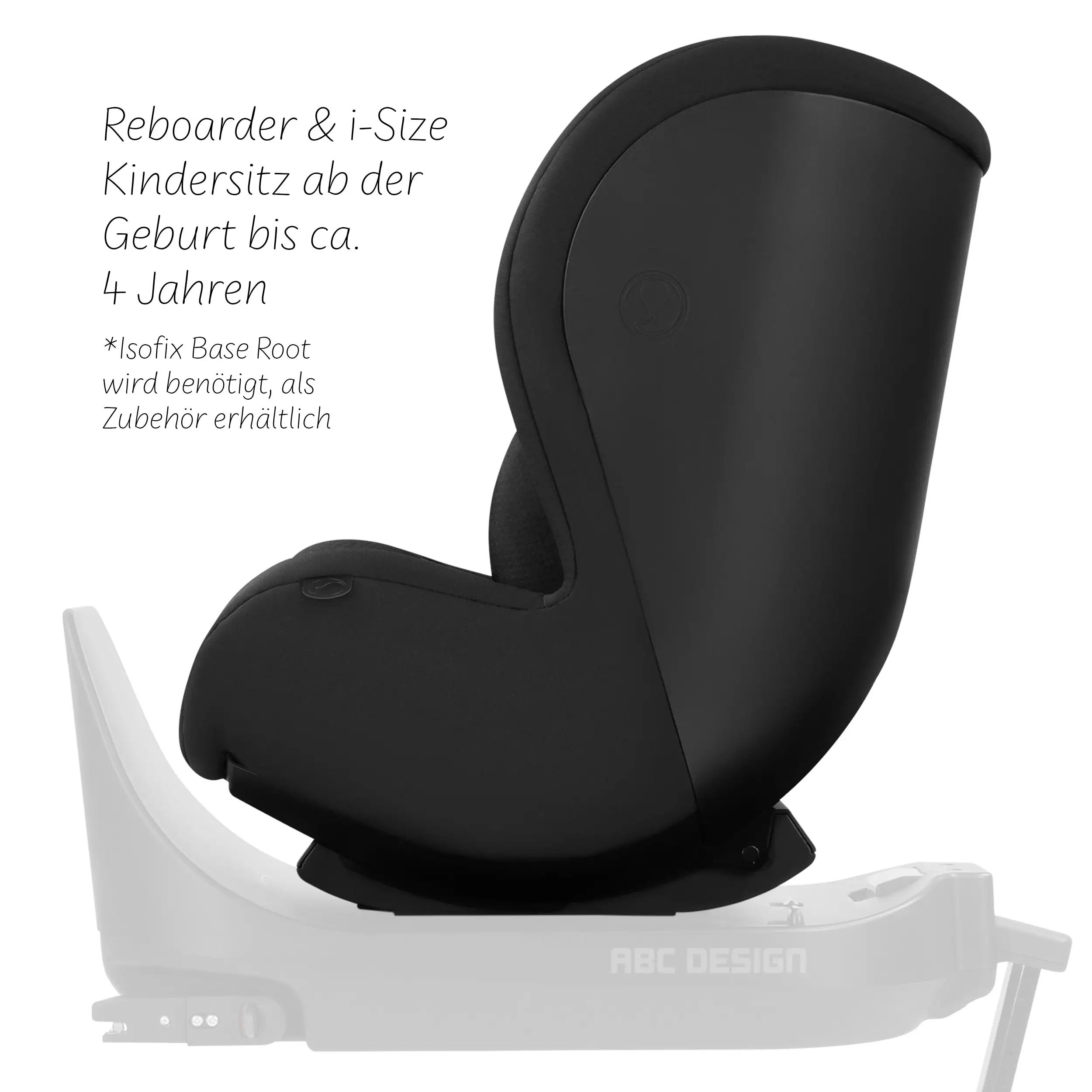 Silla de auto Reboard  Lily i-Size (desde el nacimiento hasta los 4 años) - Black Silla de auto Reboard  Lily i-Size (desde el nacimiento hasta los 4 años) - Black