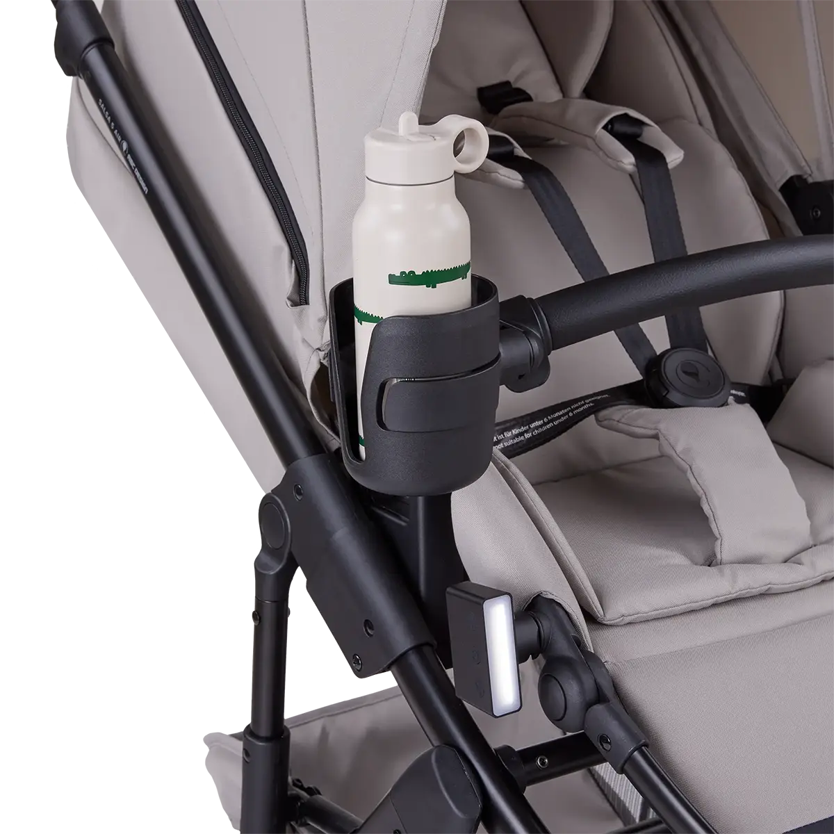 Possibilité de montage sur la barre de protection