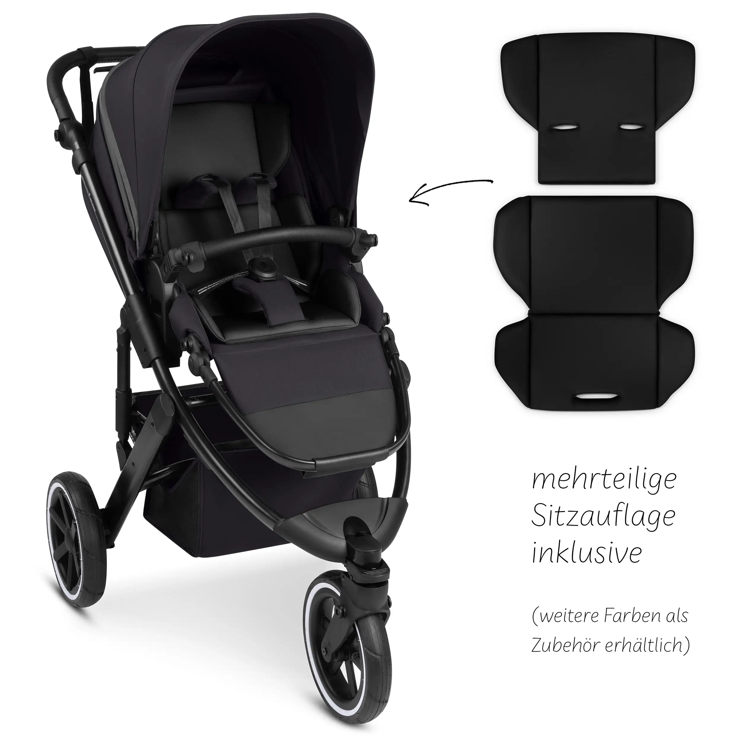 3in1 Kinderwagen-Set Salsa 5 Run - Coal 3in1 Kinderwagen-Set Salsa 5 Run - Coal