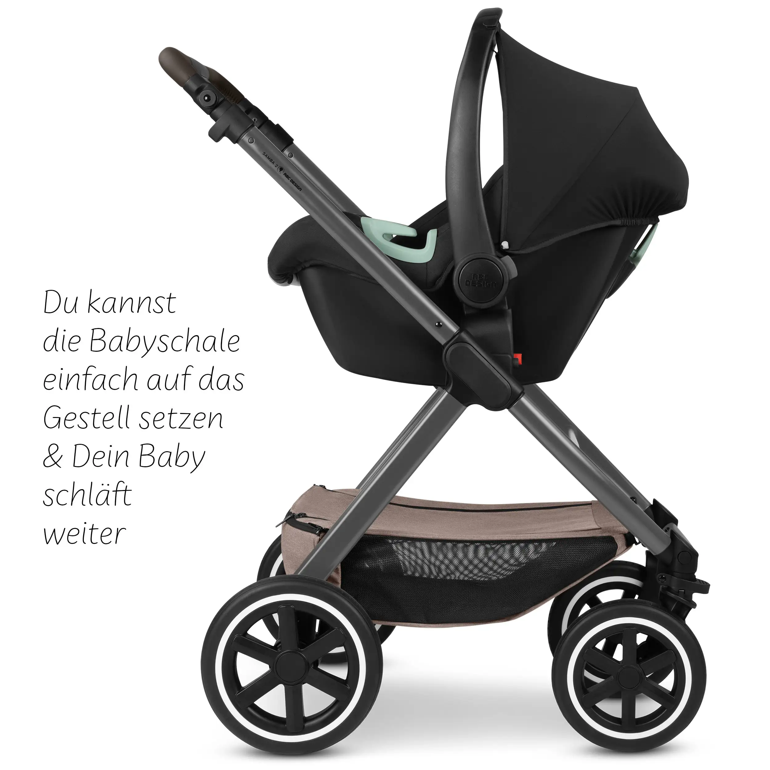 passeggino 3in1 Samba 2 - Cammello