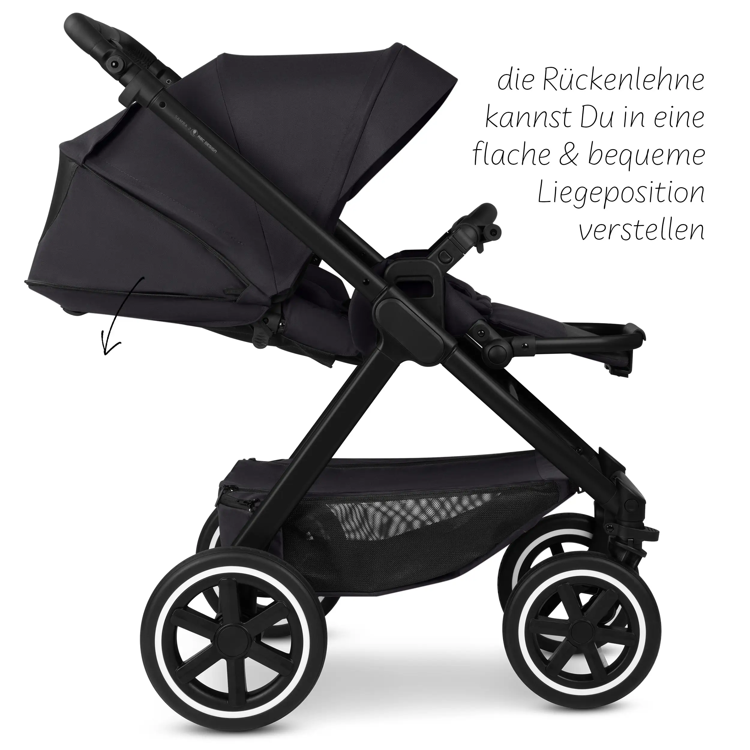 3in1 Stroller set Samba 2 incl. infant car seat Maxi Cosi Pebble 360 Pro 2 - Coal