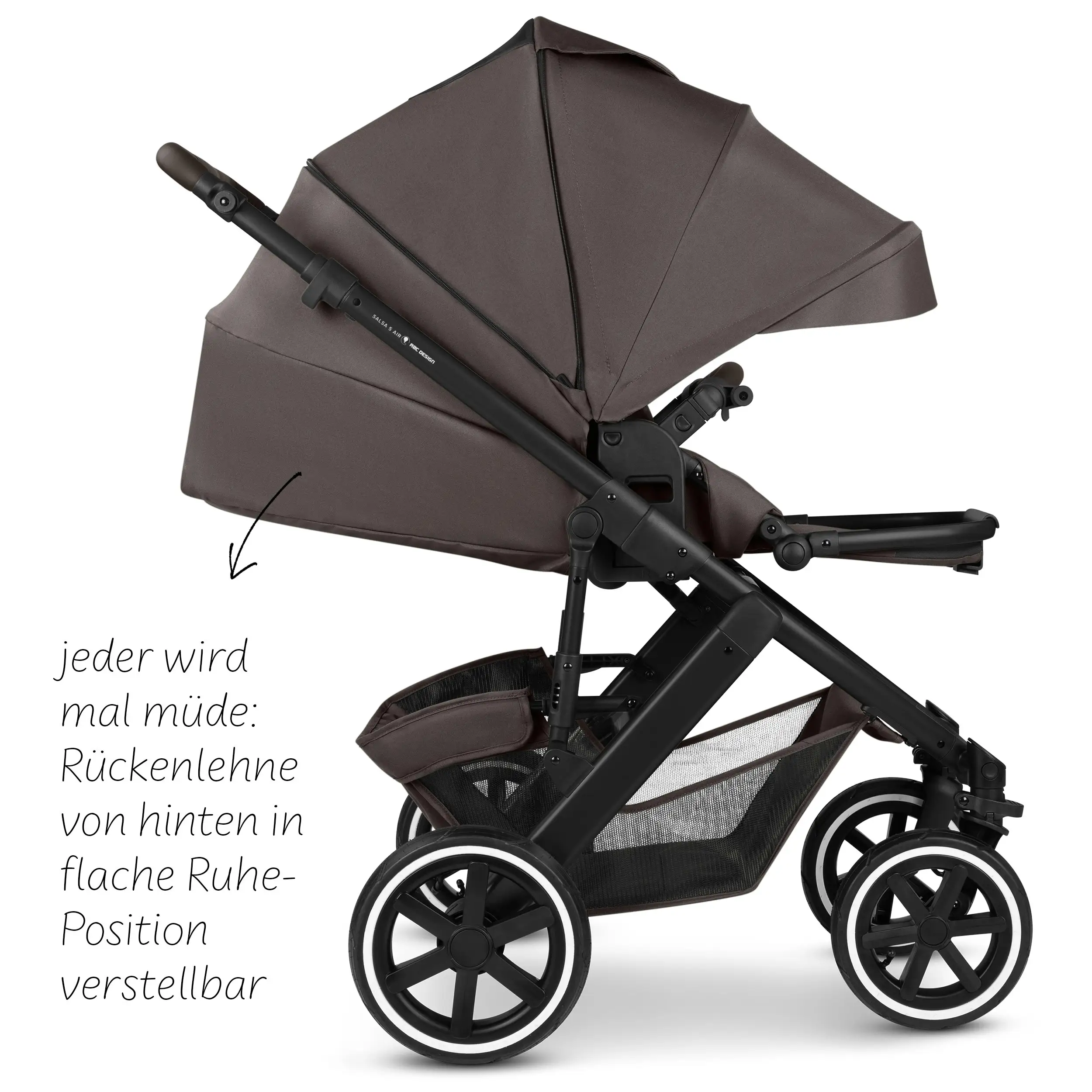 Ensemble poussette 3 en 1 Salsa 5 Air avec siège auto pour bébé - Teddy Ensemble poussette 3 en 1 Salsa 5 Air avec siège auto pour bébé - Teddy