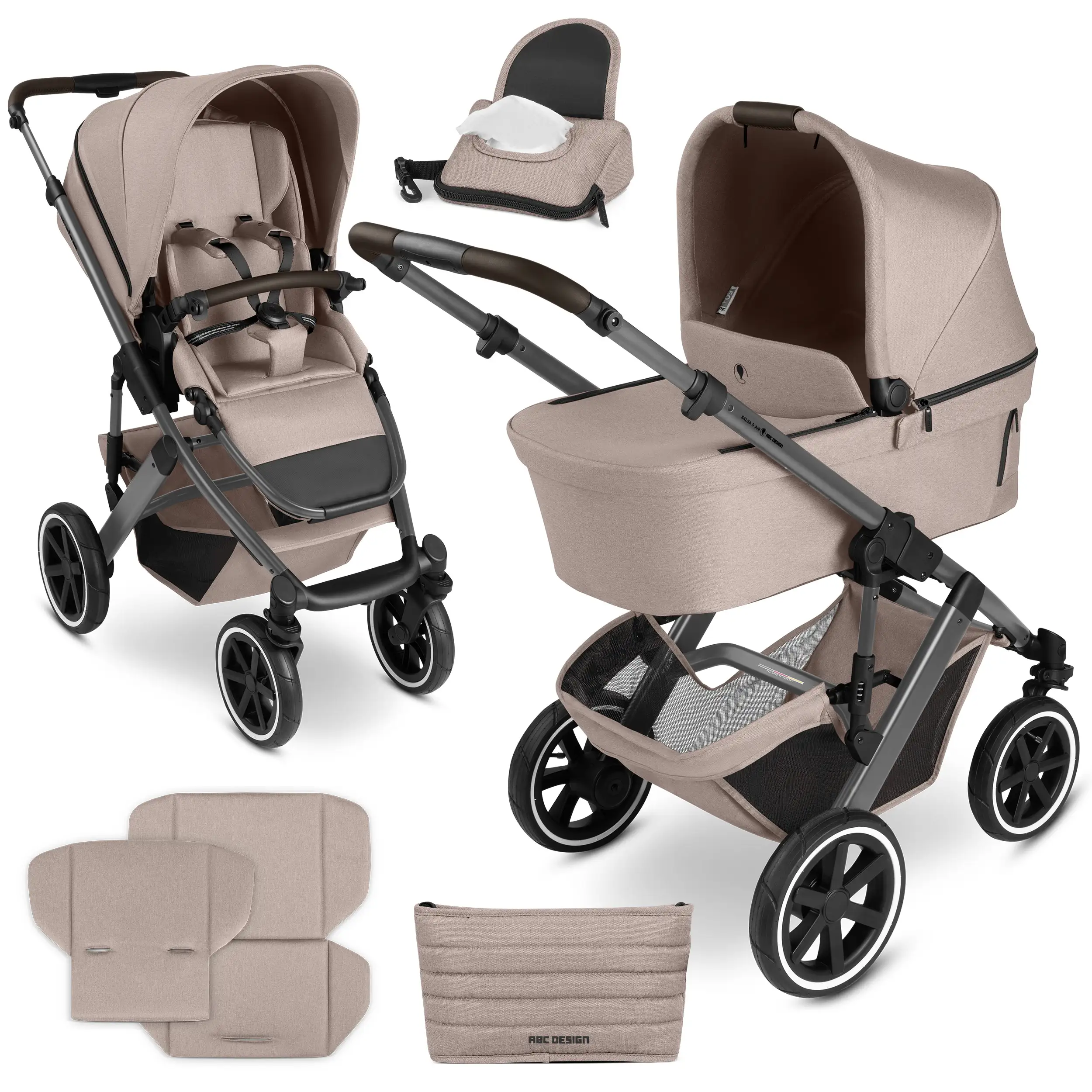 2in1 Stroller Salsa 5 Air - Camel 2in1 Stroller Salsa 5 Air - Camel