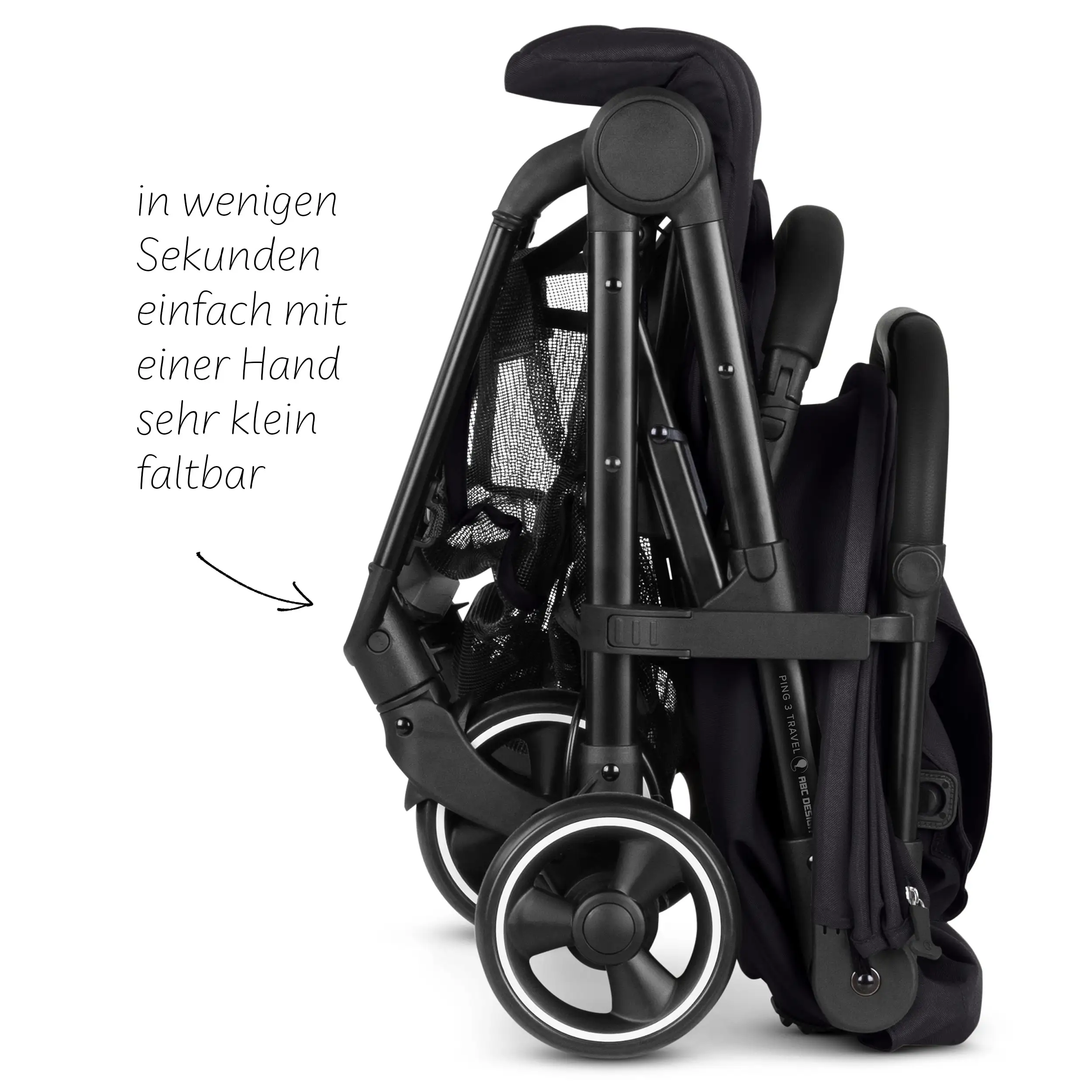 Reisebuggy Ping 3 Travel mit Zubehörset  - Coal