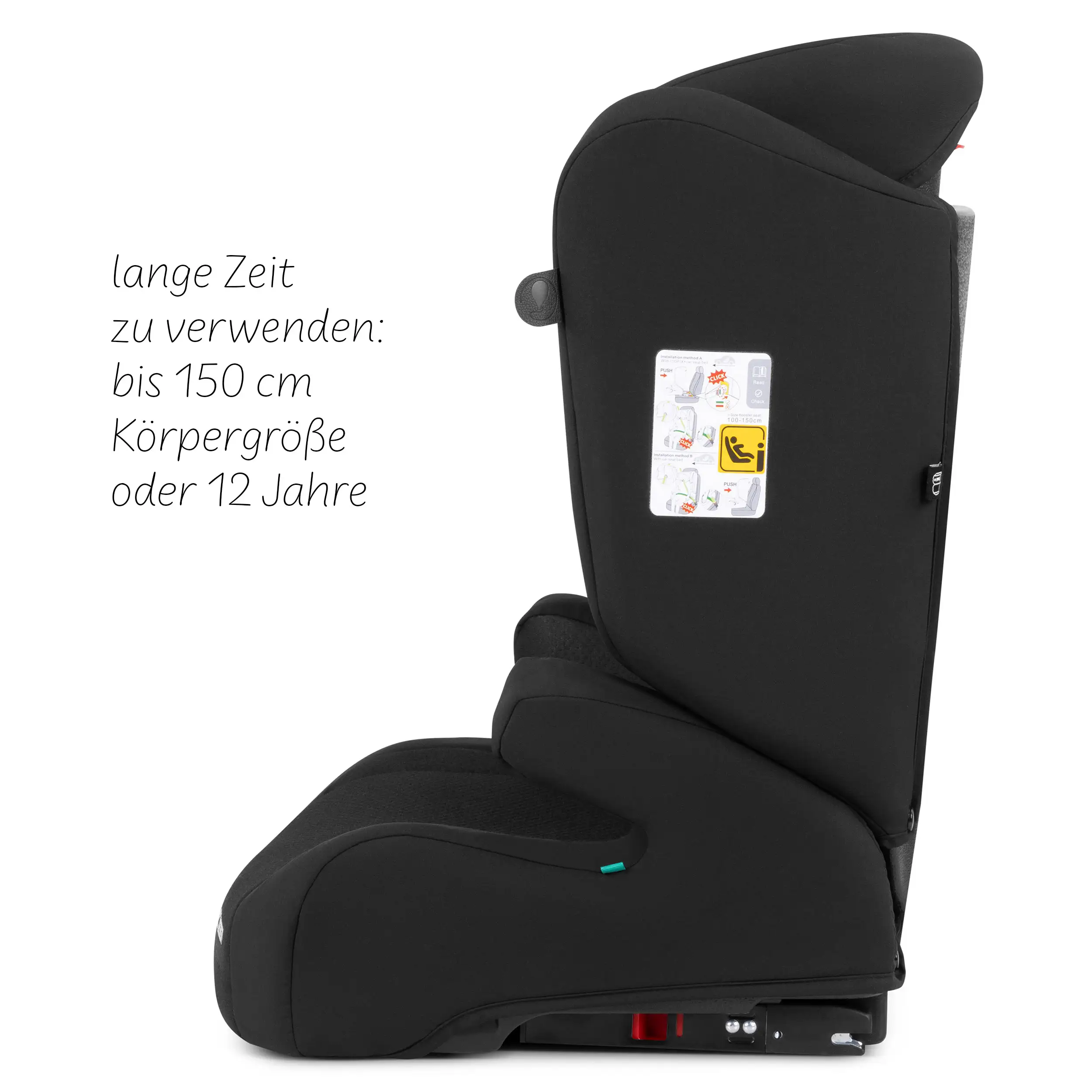 Silla de auto  Mallow 2 Fix i-Size (3-12 años) - Black Silla de auto  Mallow 2 Fix i-Size (3-12 años) - Black