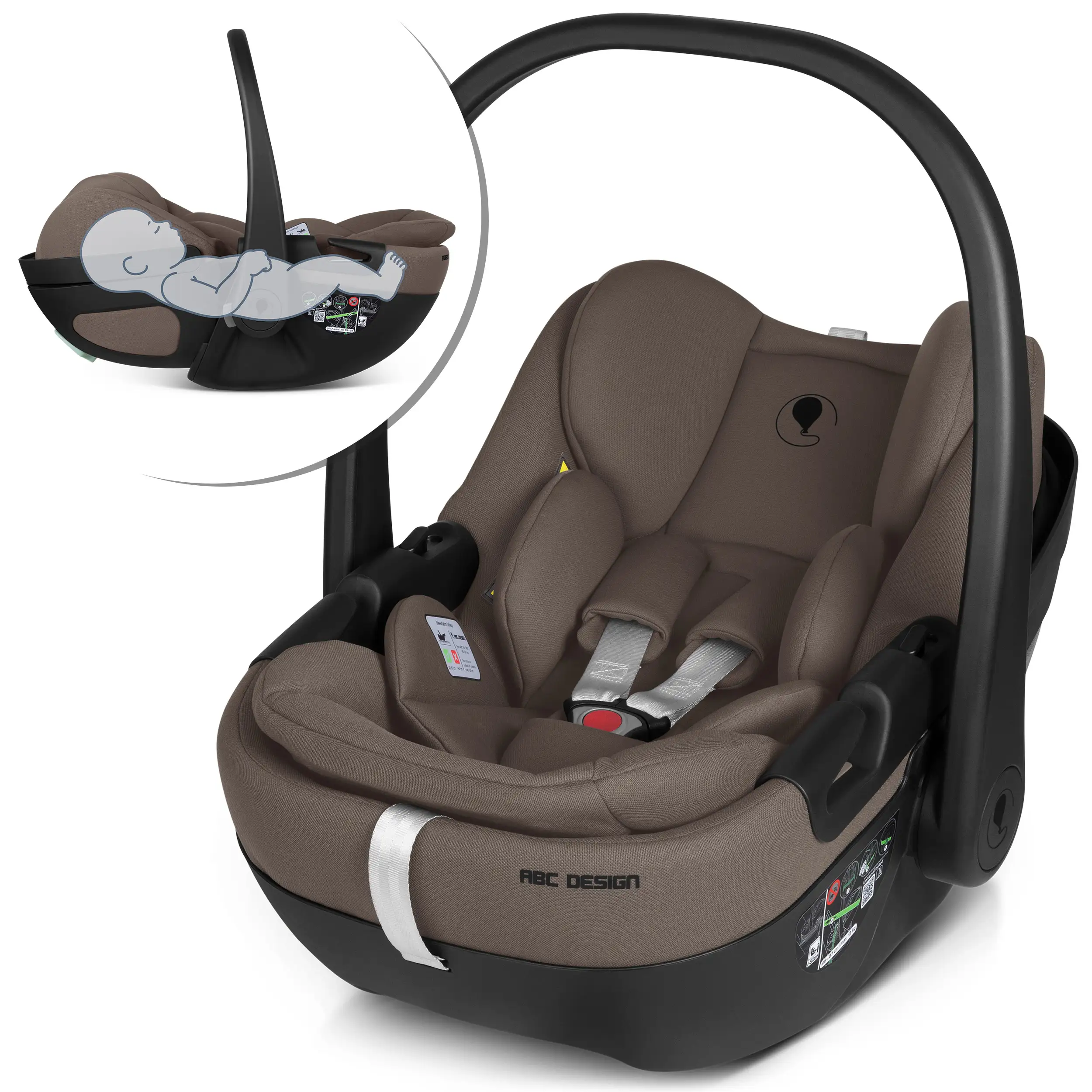 Babyschale mit Liegefunktion Calla i-Size - Nature Flex