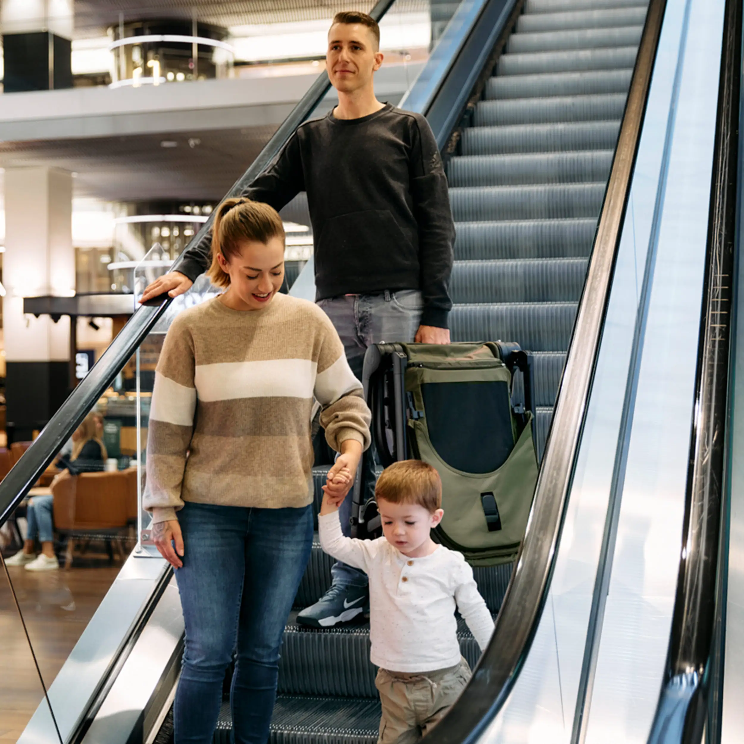 4-in-1 City Life Stroller Set incl. Isofix Base - Avocado