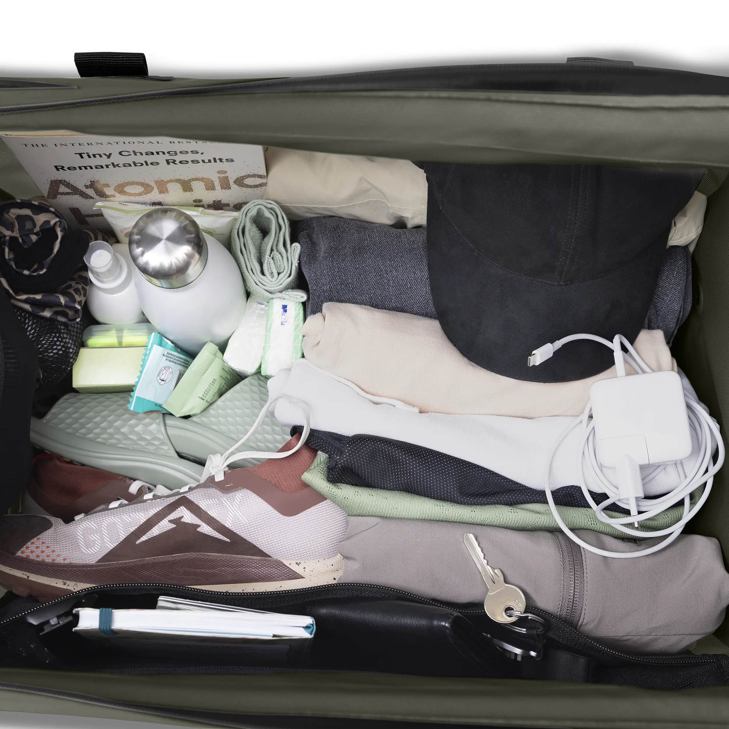 Bolsa de viaje Locarno 45L para uso diario, viajes y uso profesional - Aguacate