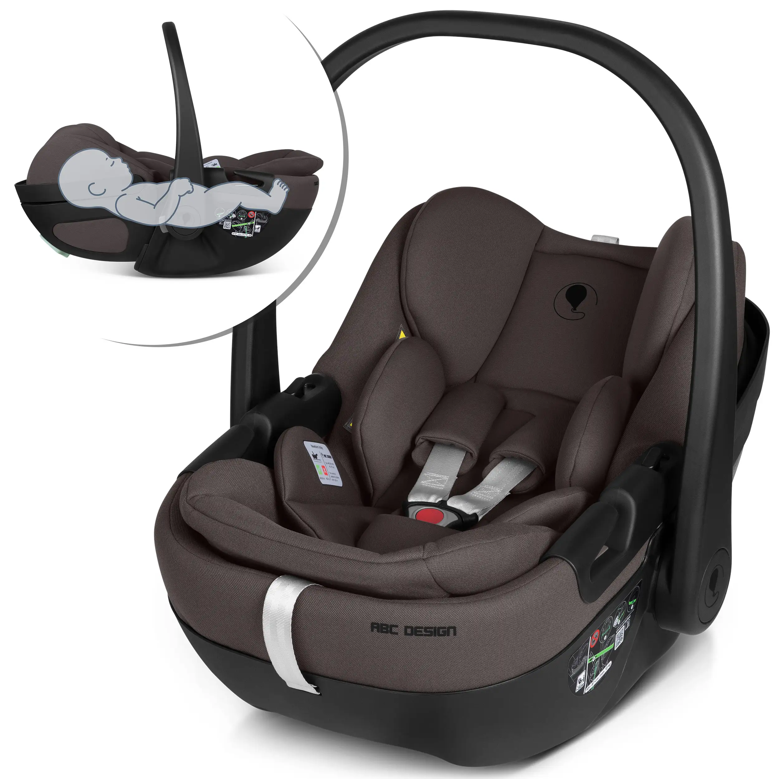 Babyschale mit Liegefunktion Calla i-Size - Falcon