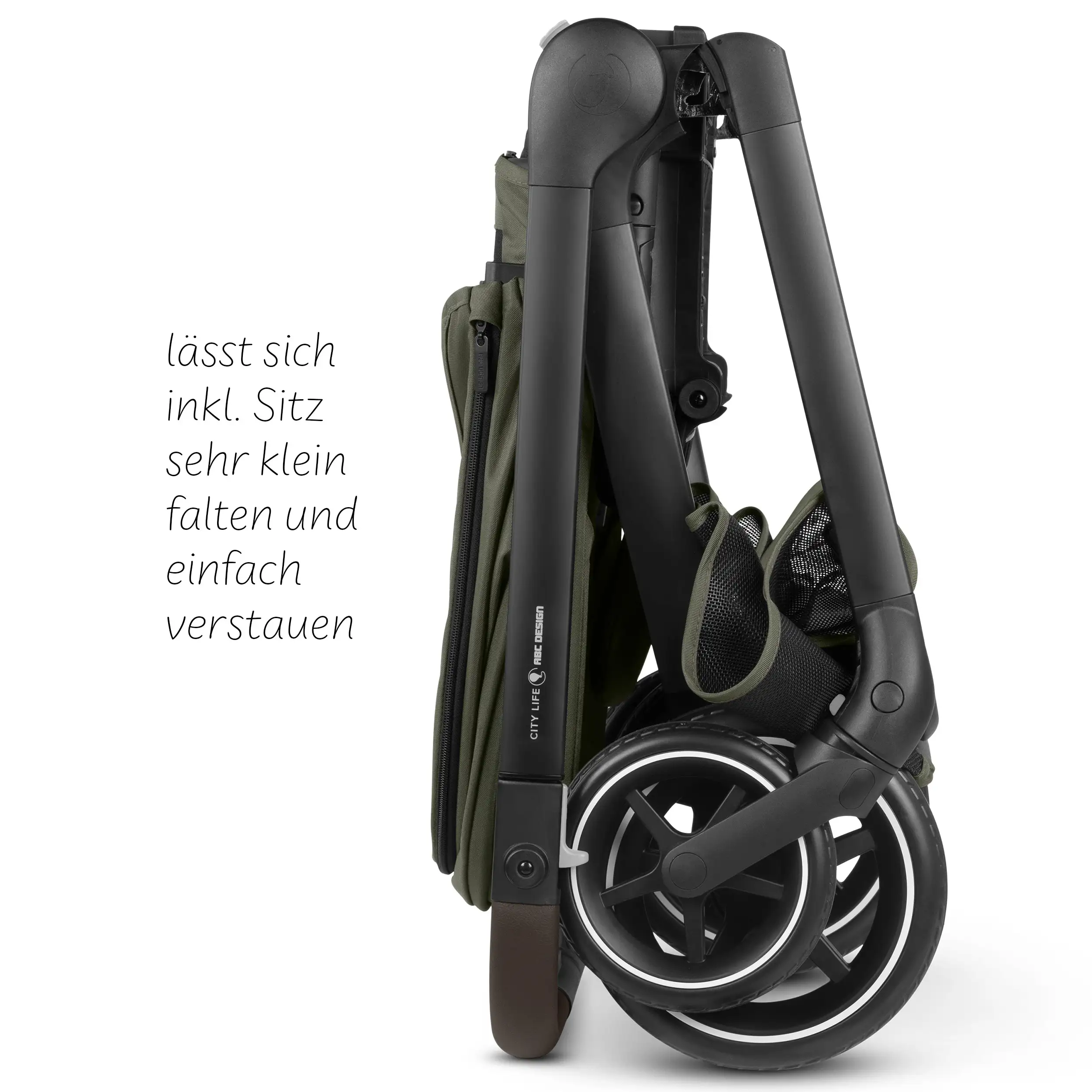3in1 Stroller Set City Life incl. infant car seat Maxi Cosi Pebble 360 Pro 2 - Avocado