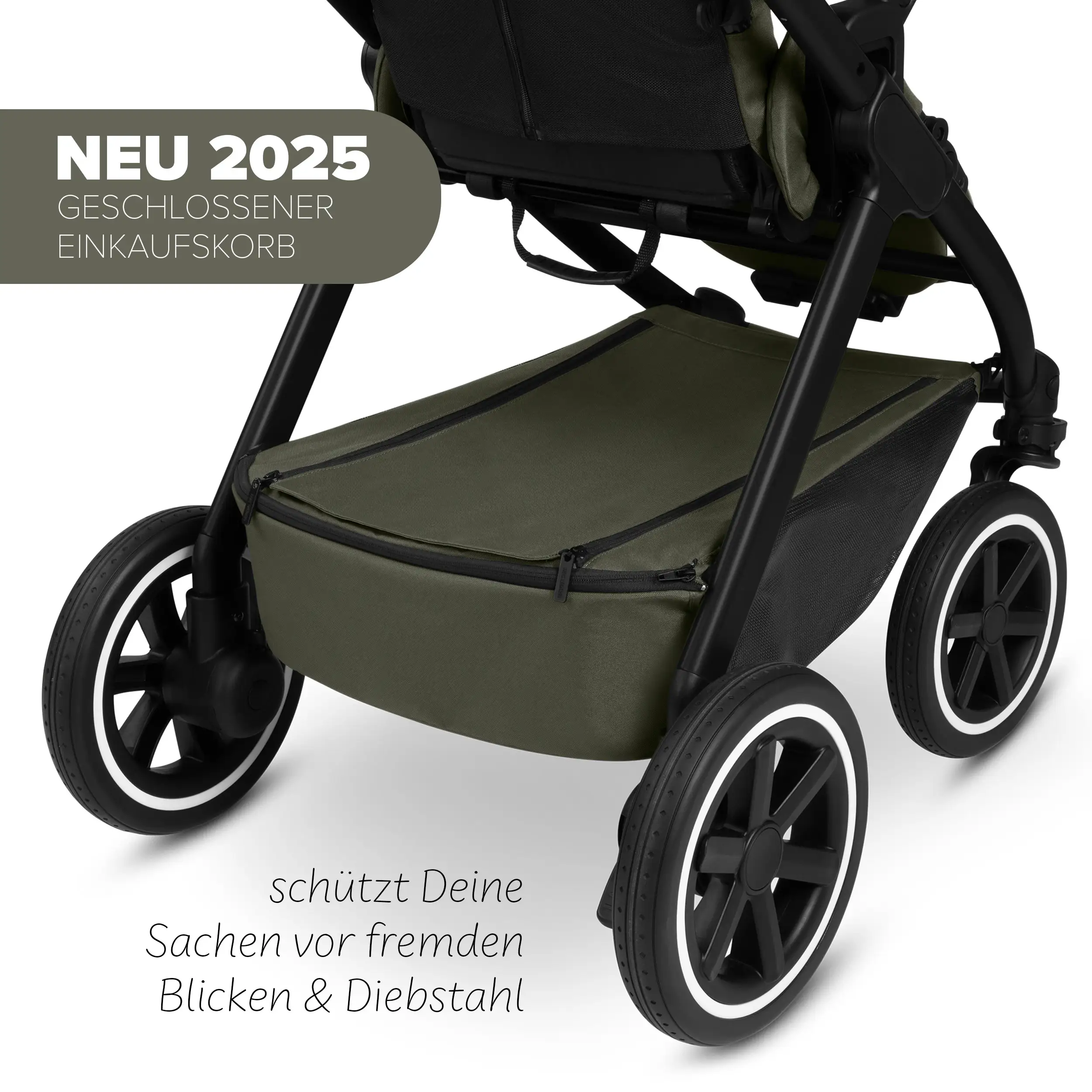 Travel system Samba 2 incl. Calla lie-flat infant car seat - Avocado