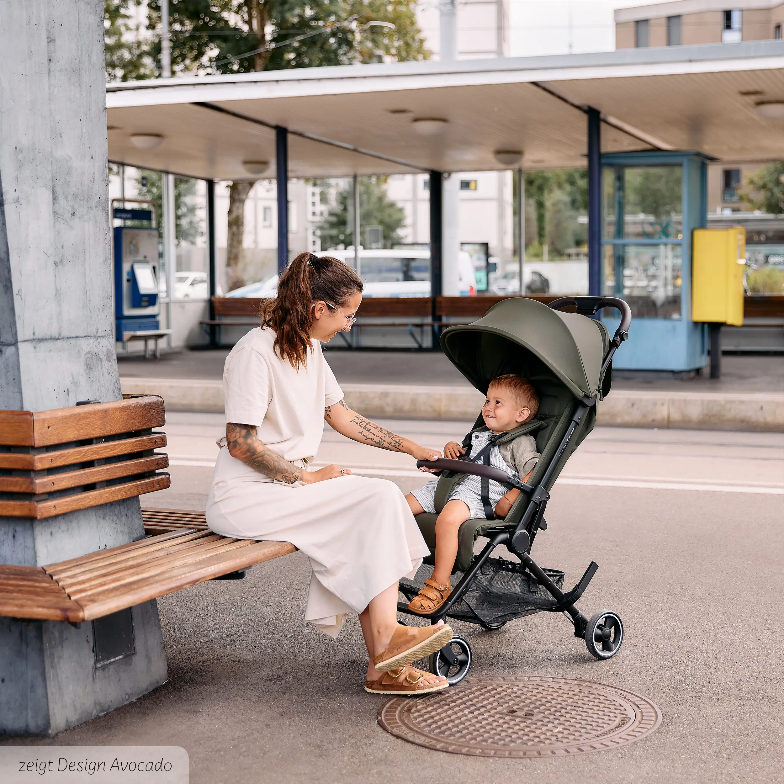 Reisebuggy Ping 3 Travel mit Zubehörset  - Camel