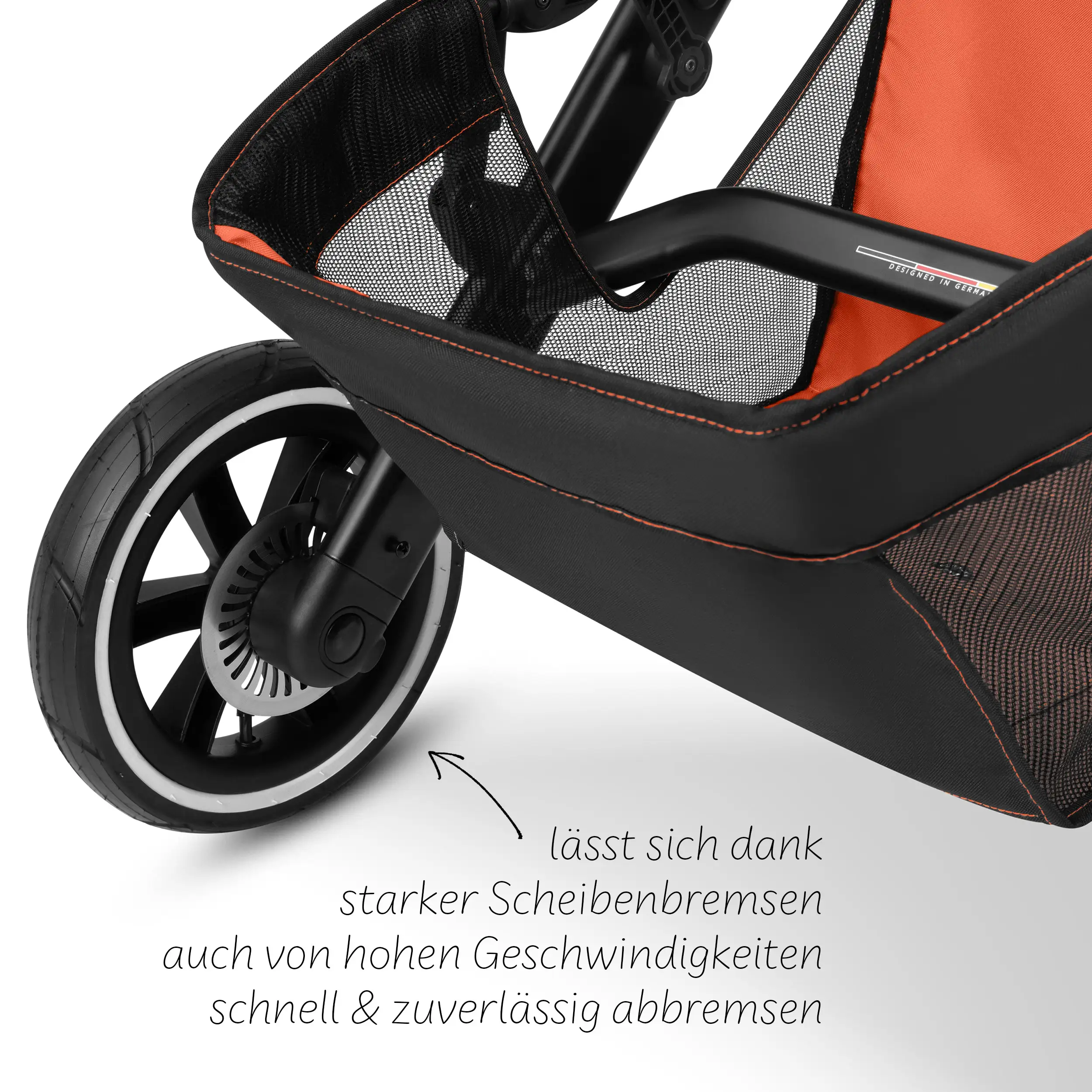 ABC Design 2in1 Running Stroller Salsa Run Carrot