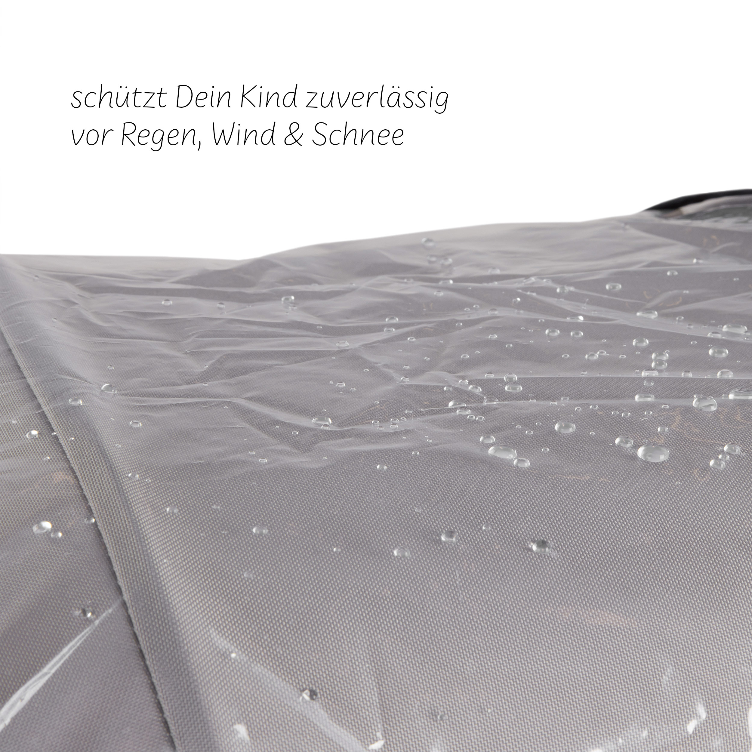 Housse de pluie pour poussette double Zoom Housse de pluie pour poussette double Zoom