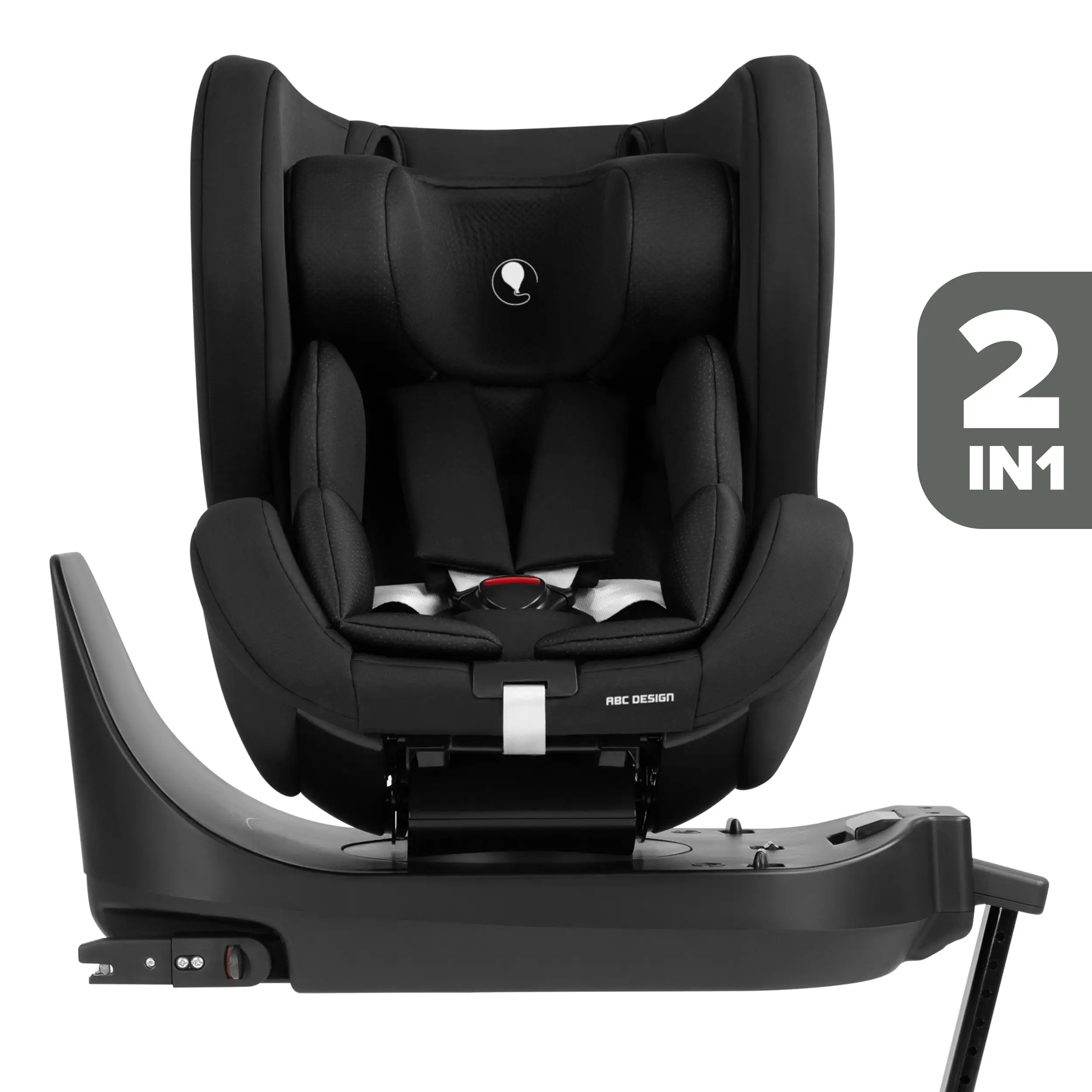 Silla para niños Lily i-Size con base Isofix giratoria Root - Negro Silla para niños Lily i-Size con base Isofix giratoria Root - Negro