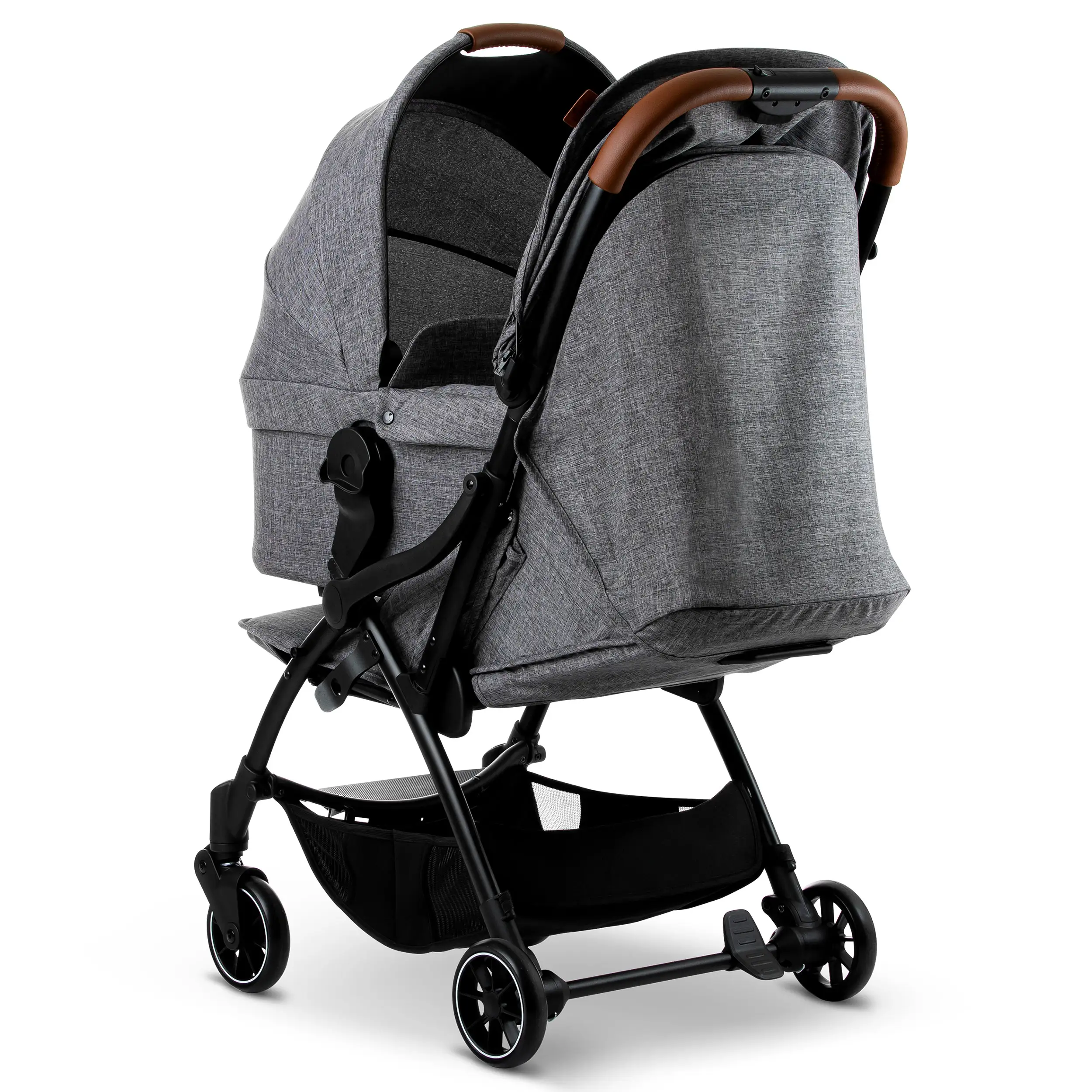 3in1 Kinderwagen-Set Flash - Woven Graphite