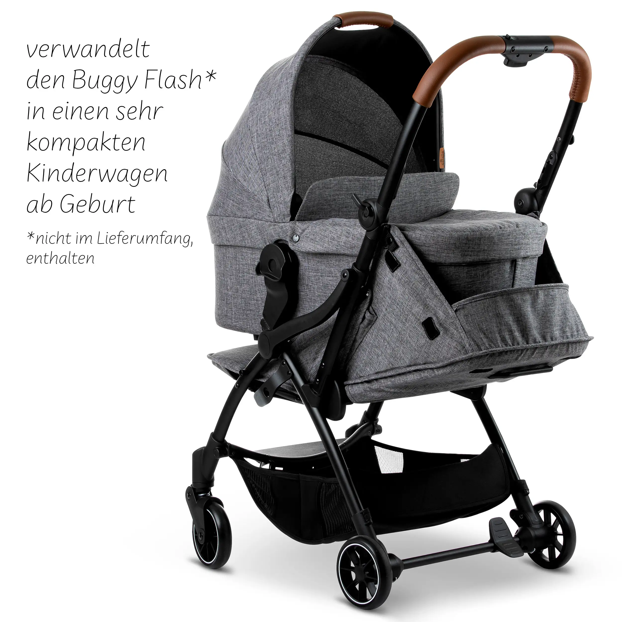 Babywanne für Flash - Woven Graphite
