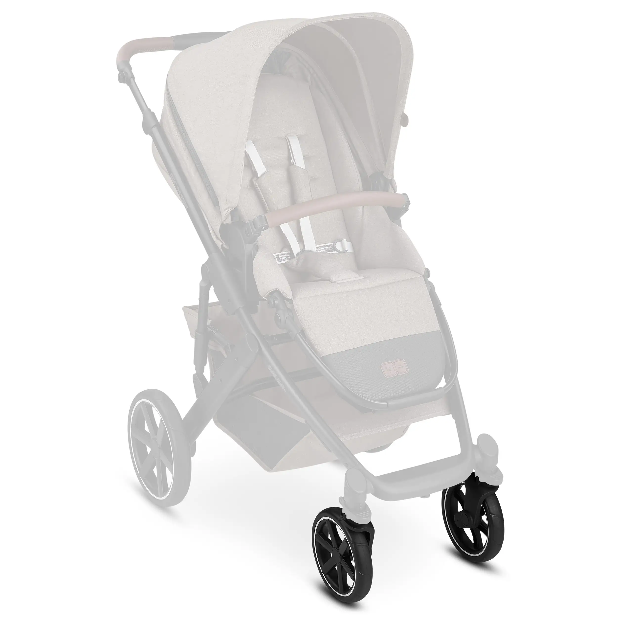 Jeu de roues avant (2 pièces) pour Salsa 4 / Zoom / Zoom 2 - EVA Black / White Wall Jeu de roues avant (2 pièces) pour Salsa 4 / Zoom / Zoom 2 - EVA Black / White Wall