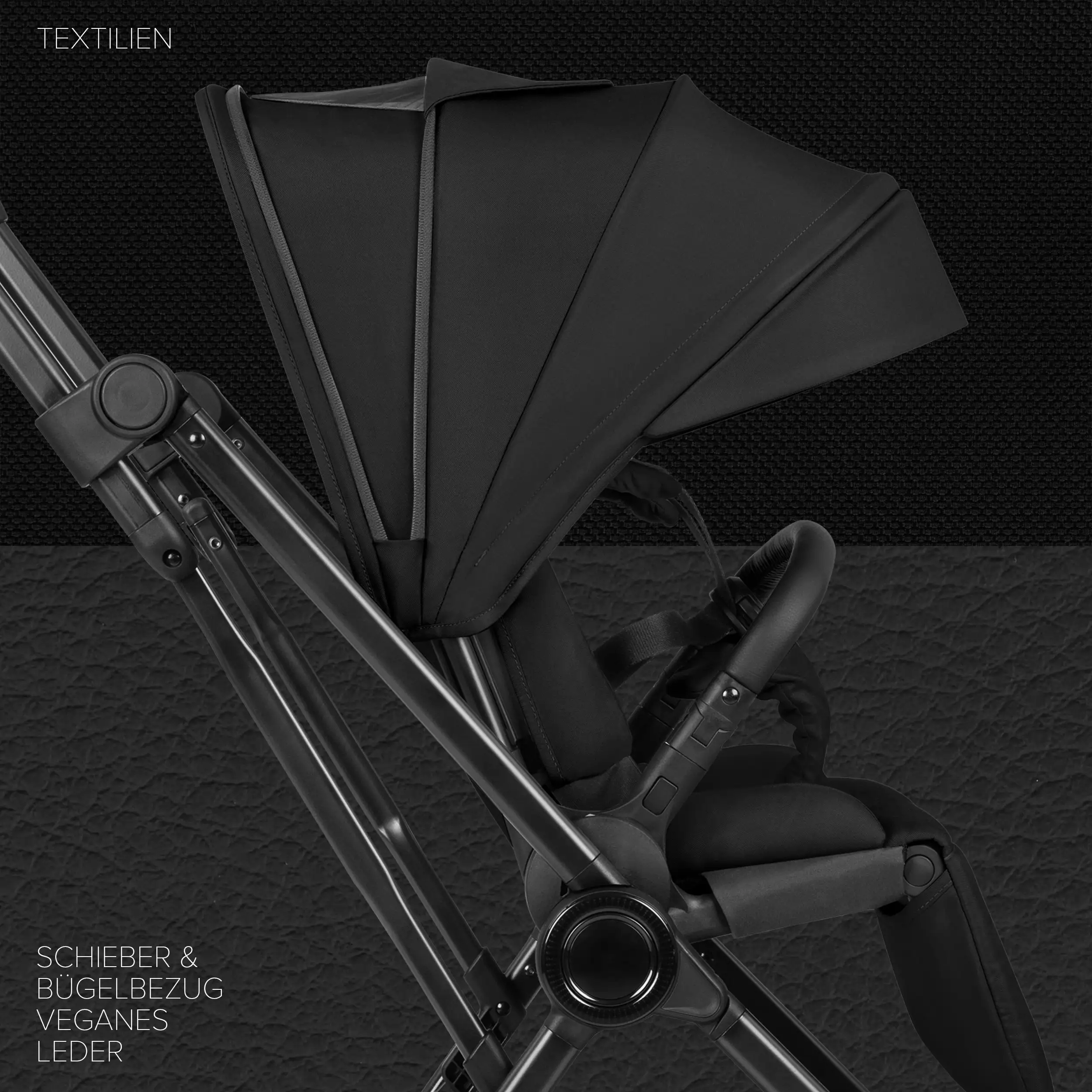 Poussette S Two - Black Poussette S Two - Black