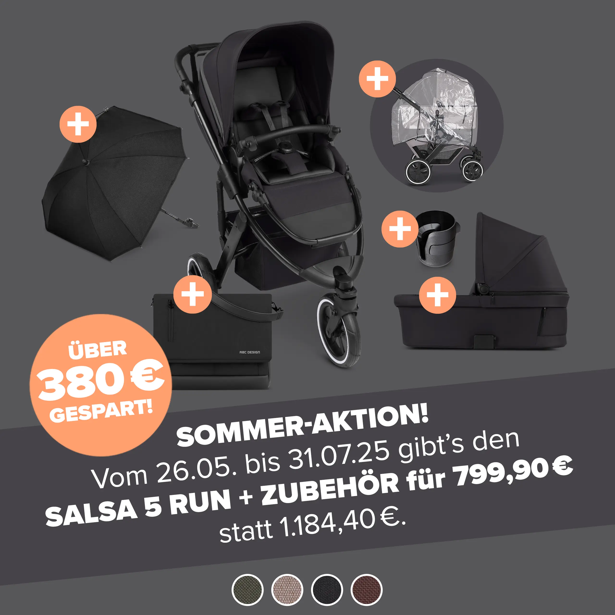 ABC Design Kinderwagen Salsa 5 Run Aktion