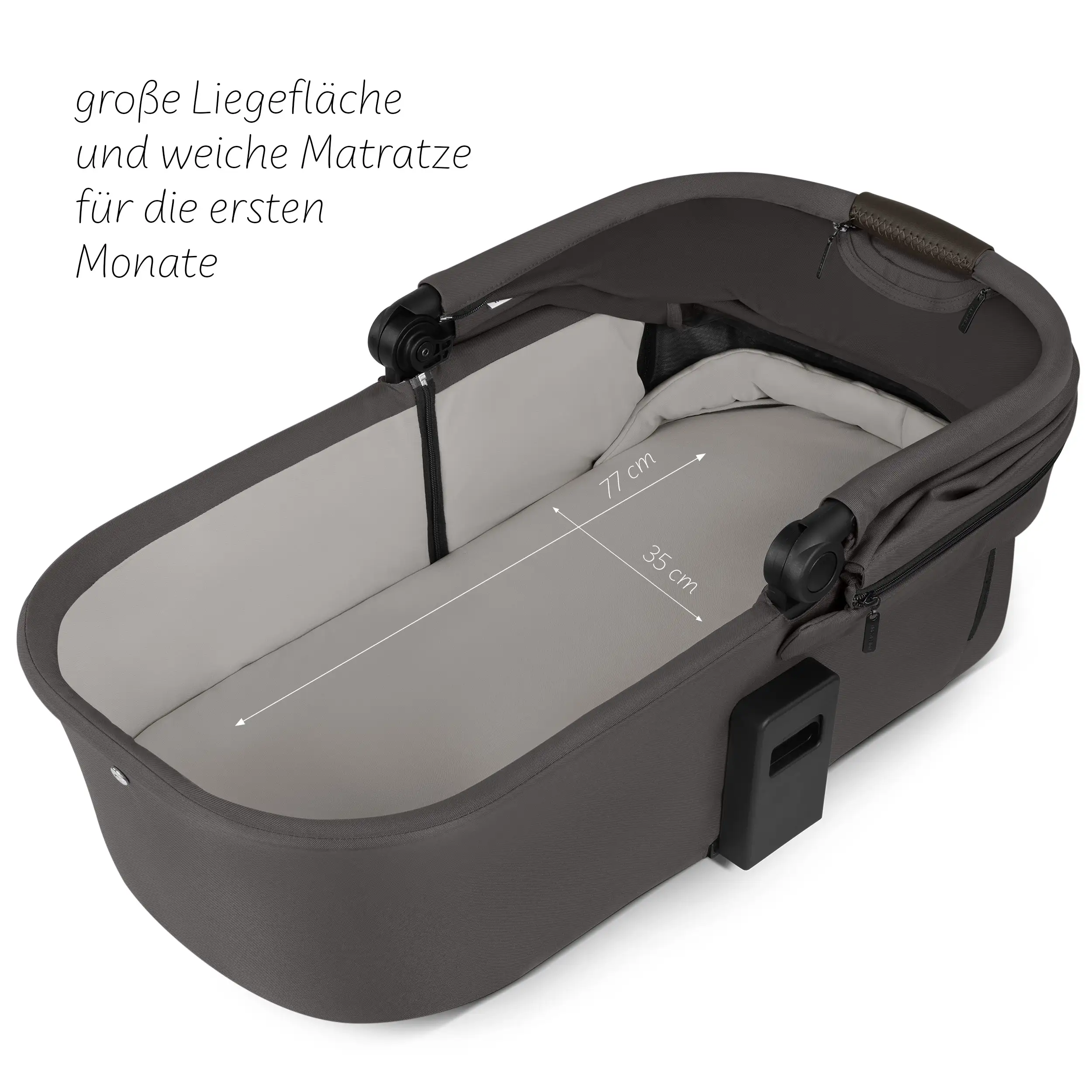 4in1 Kinderwagen-Set Salsa Core inkl. Babyschale Calla mit Liegefunktion & Isofix Base Root - Falcon