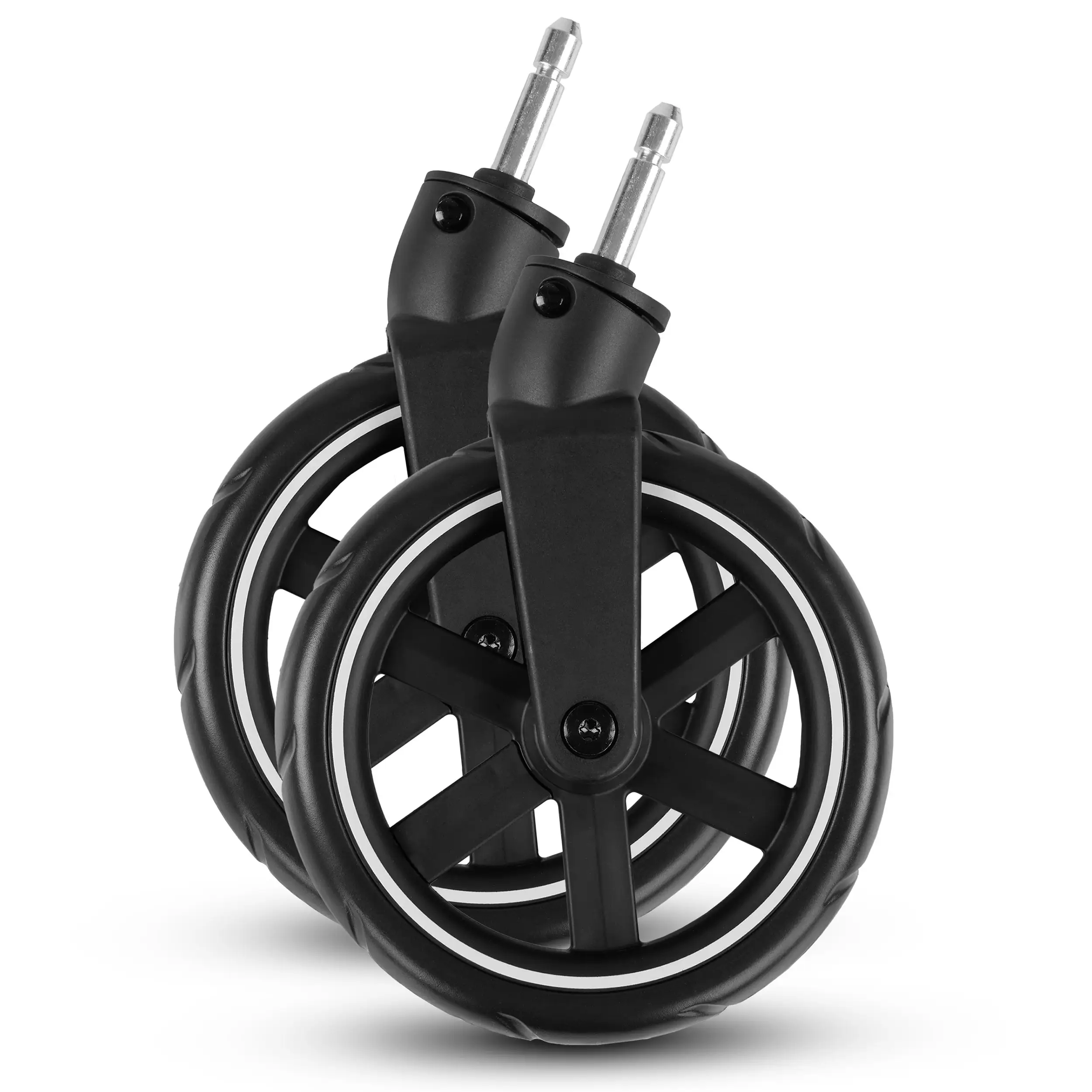 Jeu de roues avant (2 pièces) pour Avus 2 / Avus - EVA Black / White Wall Jeu de roues avant (2 pièces) pour Avus 2 / Avus - EVA Black / White Wall