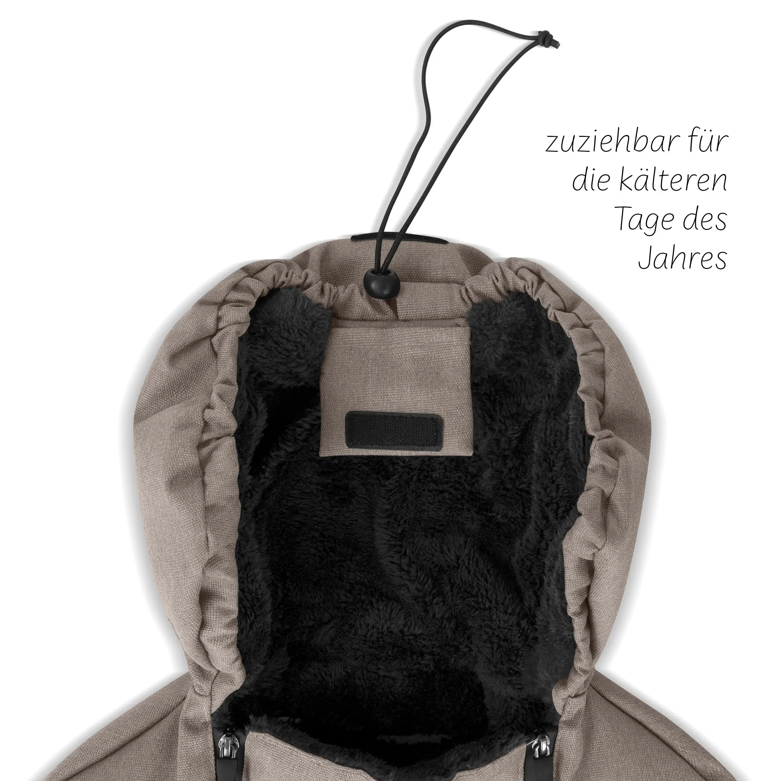 Chancelière nouveau-né pour siège auto et nacelle - Camel Chancelière nouveau-né pour siège auto et nacelle - Camel