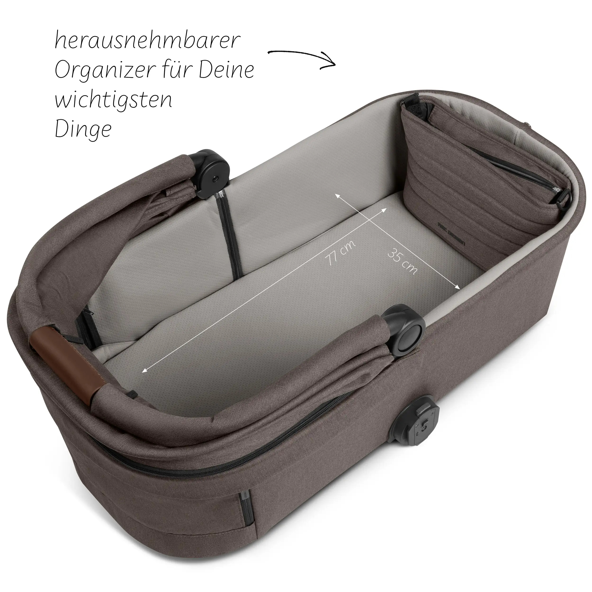 3in1 Kinderwagen-Set City Life inkl. Babyschale Maxi Cosi Pebble 360 Pro 2 - Nature