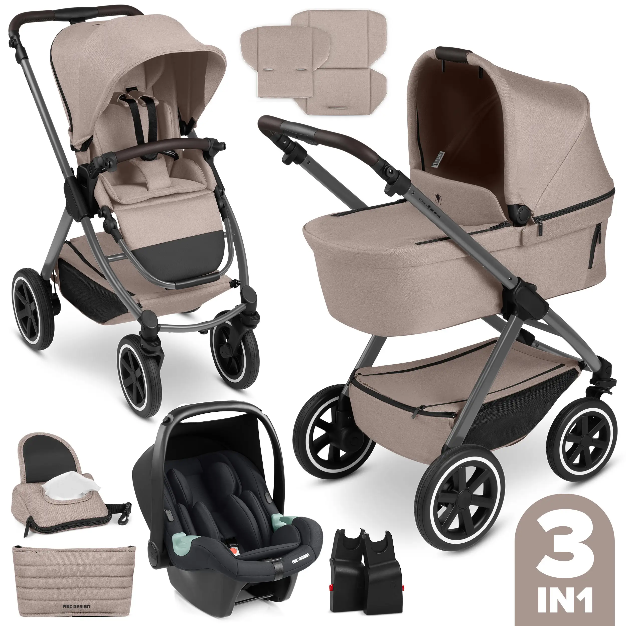 passeggino 3in1 Samba 2 - Cammello