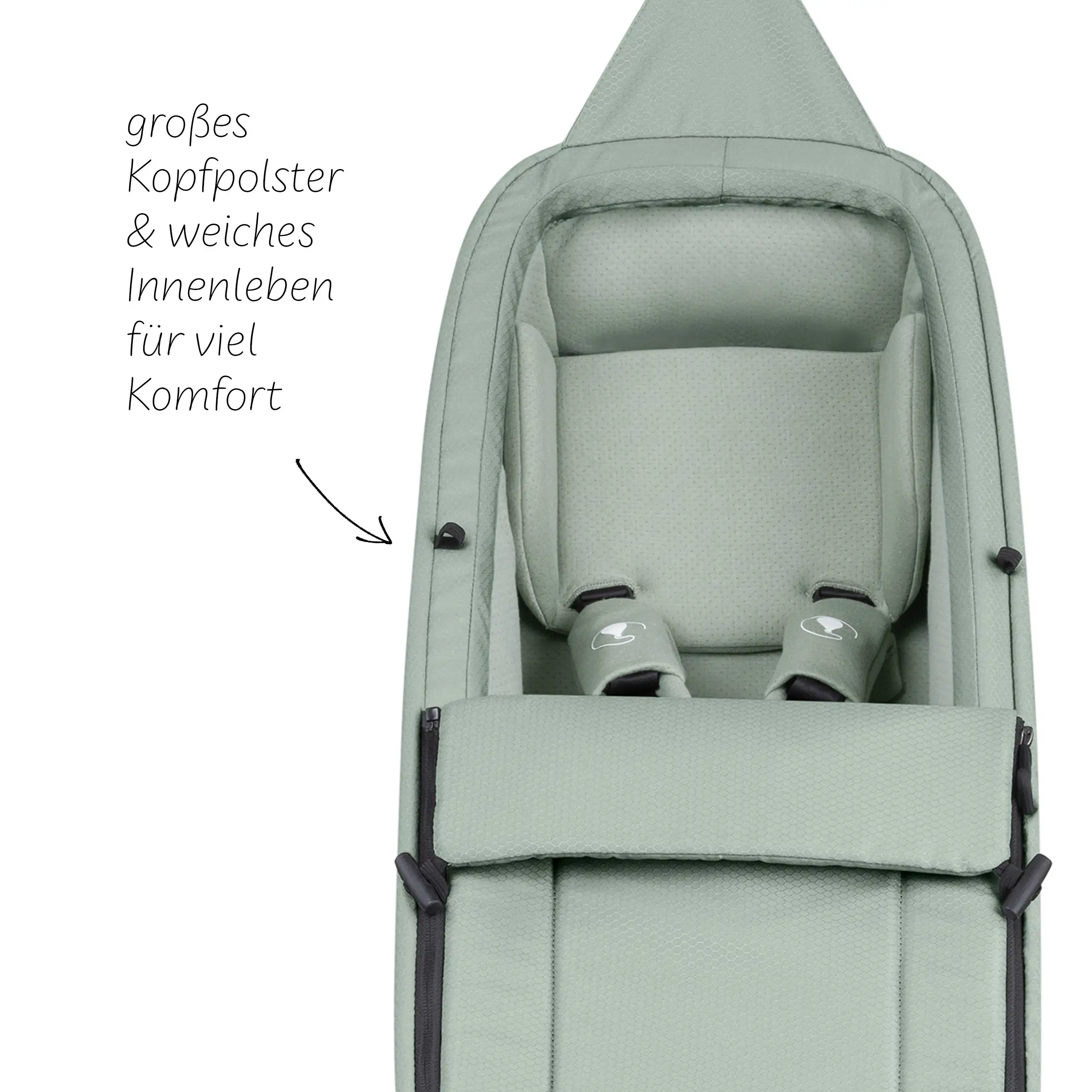 Newborn Insert for Bike Trailer Tour Olive