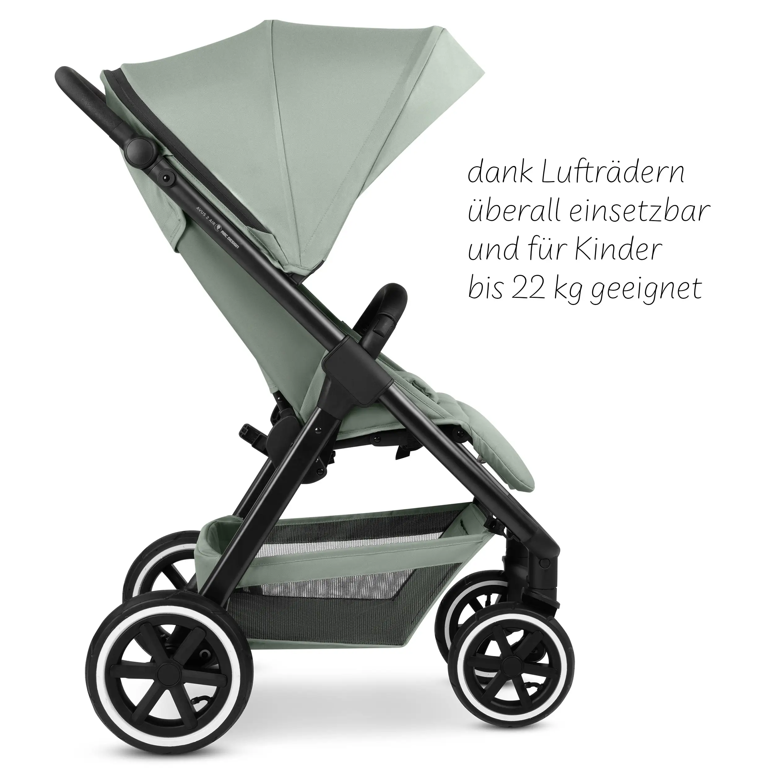 Stroller Avus 2 Air | With Air Tires - Pine Stroller Avus 2 Air | With Air Tires - Pine