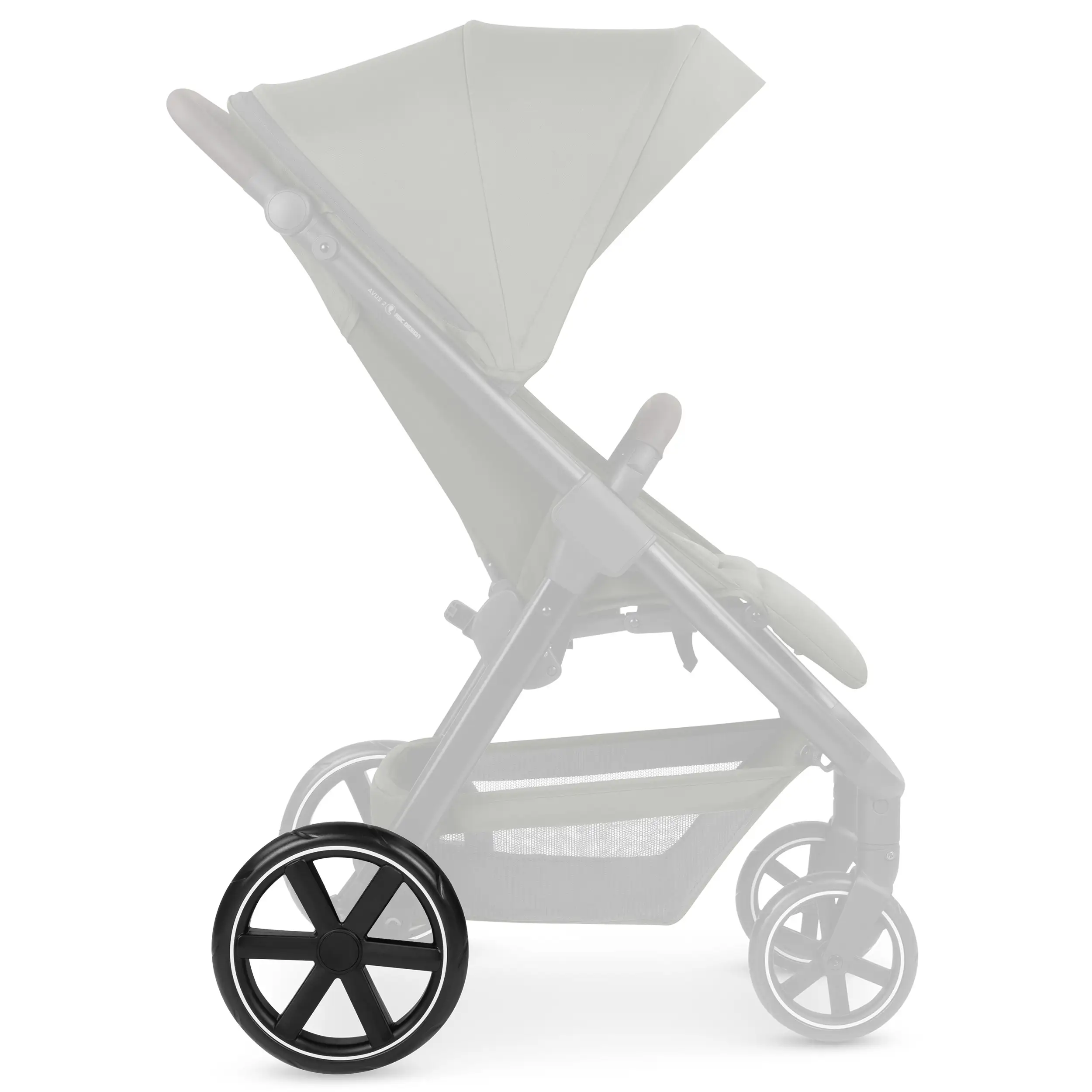 Roue arrière pour Avus 2/ Avus - Black / White Wall Roue arrière pour Avus 2/ Avus - Black / White Wall