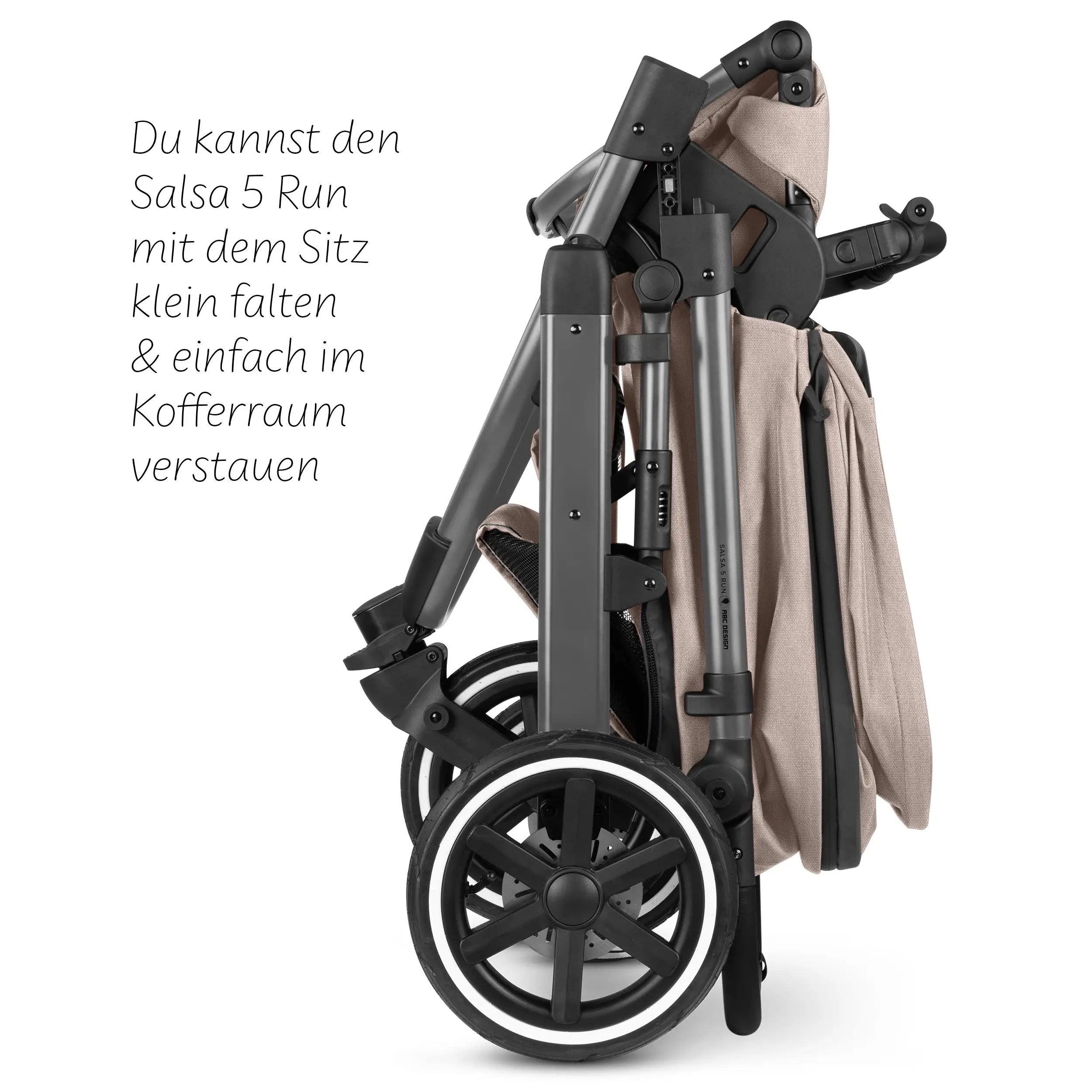 ABC Design Running Stroller Salsa 5 Run (with sports approval) - Camel ABC Design Running Stroller Salsa 5 Run (with sports approval) - Camel