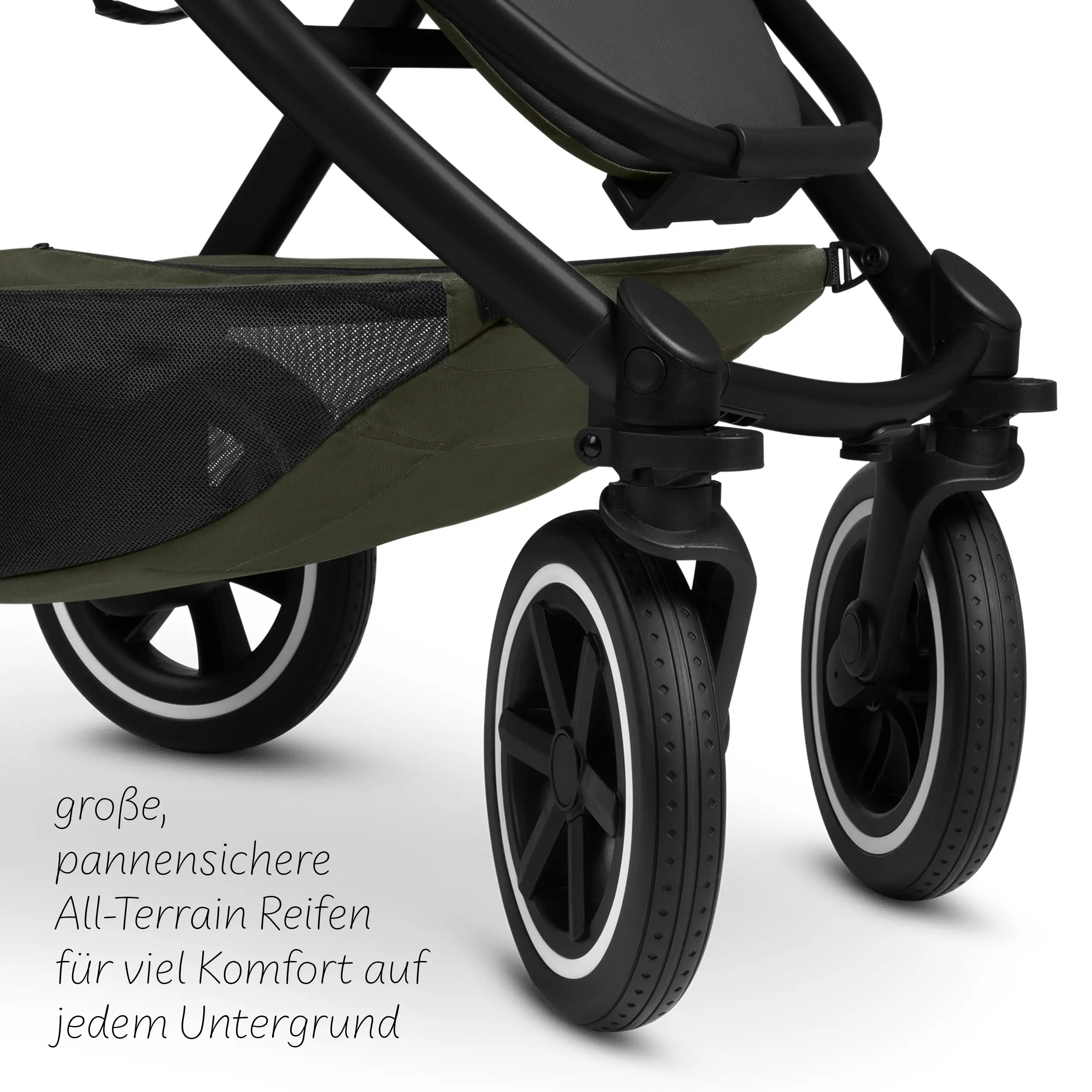 Travel-Set Samba 2 inkl. Autositz für Neugeborene - Avocado