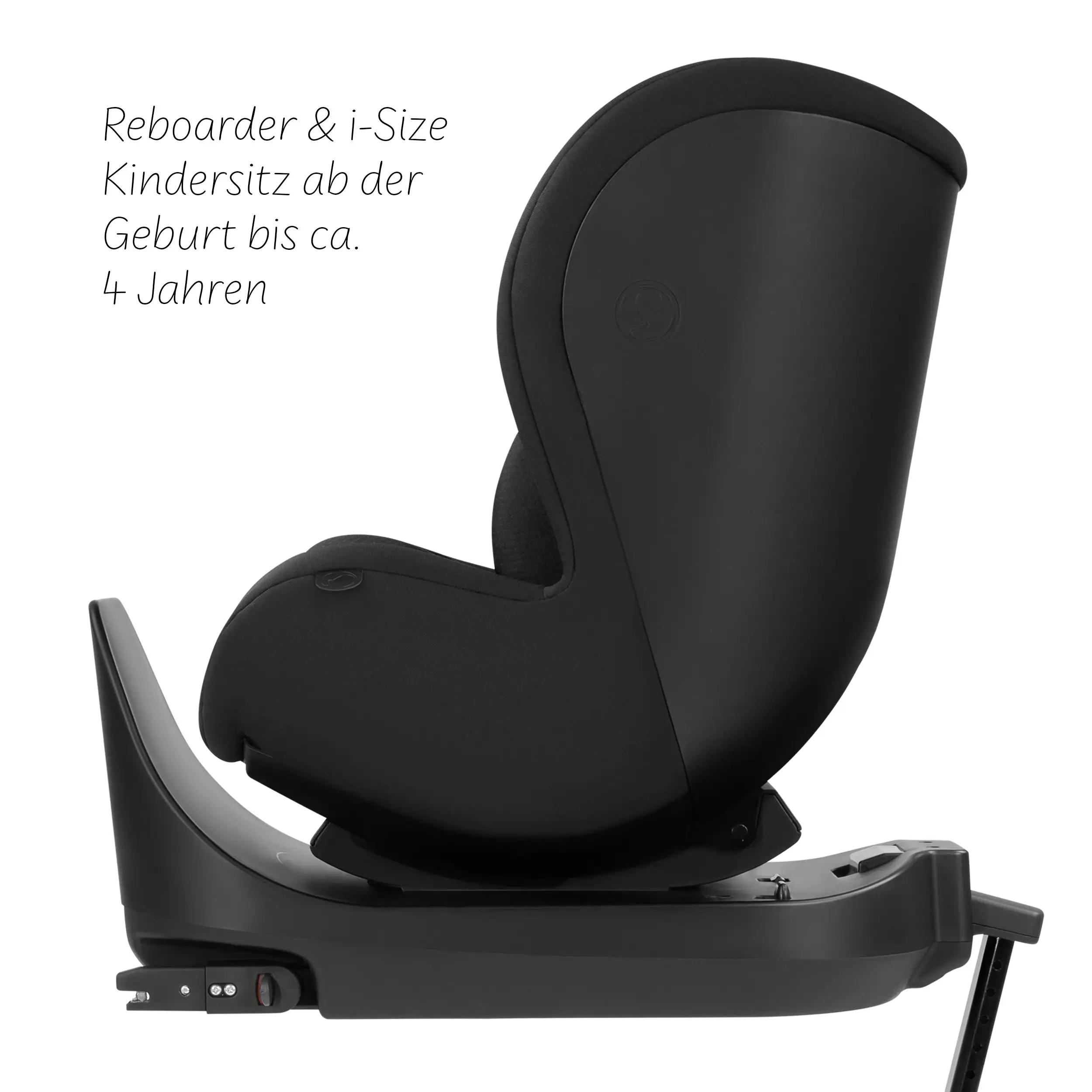 Silla para niños Lily i-Size con base Isofix giratoria Root - Negro Silla para niños Lily i-Size con base Isofix giratoria Root - Negro