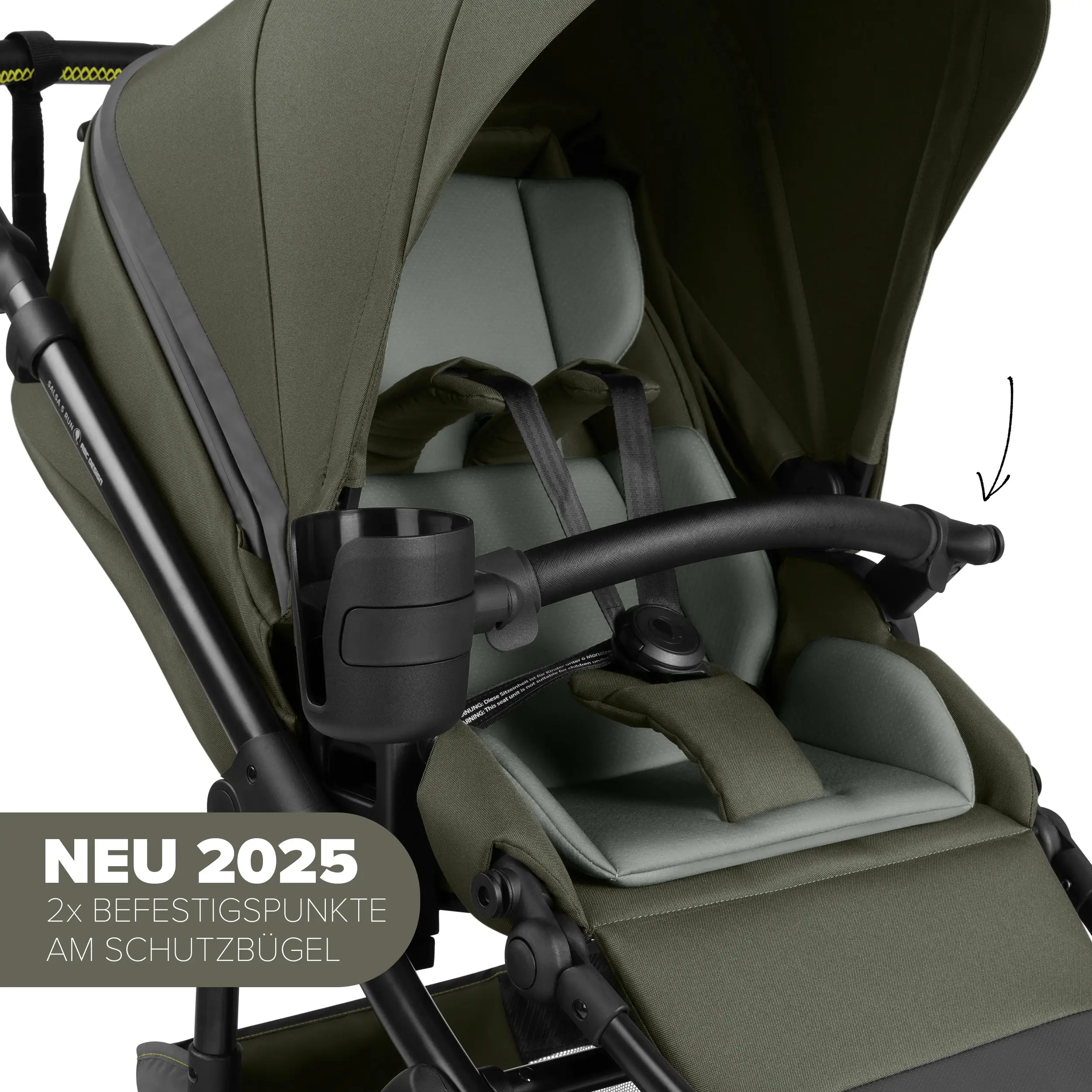 Cochecio 2en1 Salsa 5 Run - Avocado Cochecio 2en1 Salsa 5 Run - Avocado