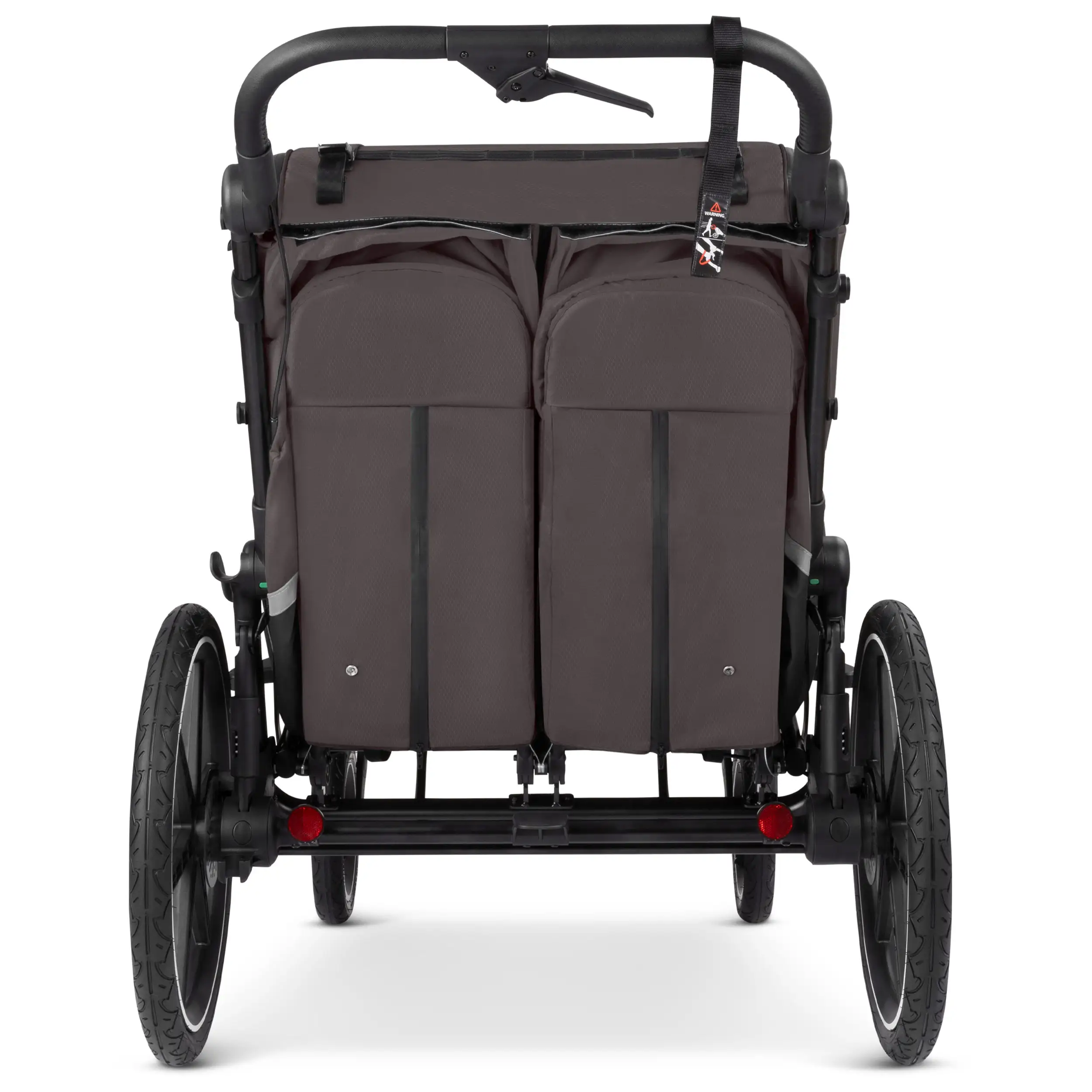 Fahrradanhänger Tour 2 mit 2 Komfortsitzen & Lufträdern - Falcon