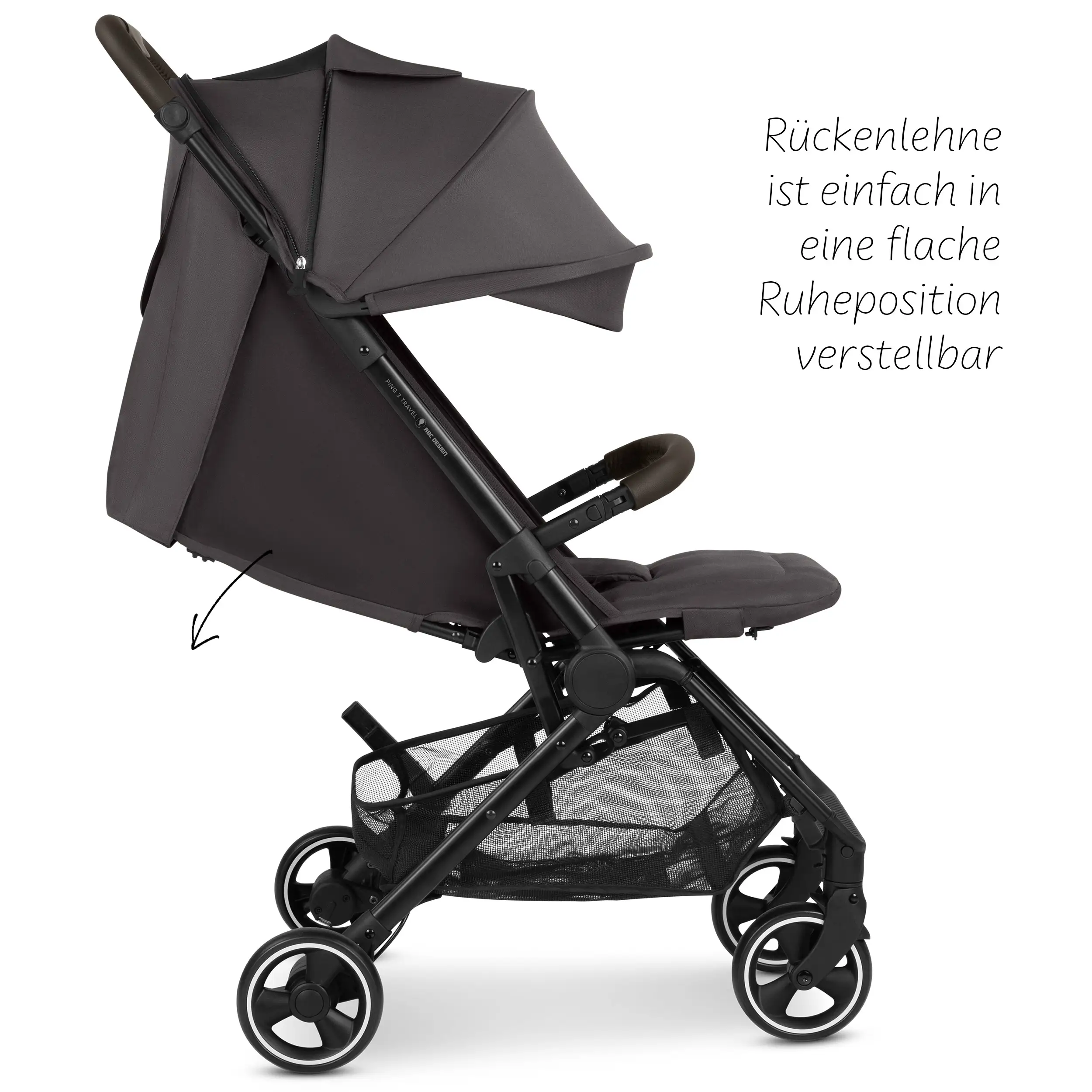 Reisebuggy Ping 3 Travel mit Zubehörset  - Falcon