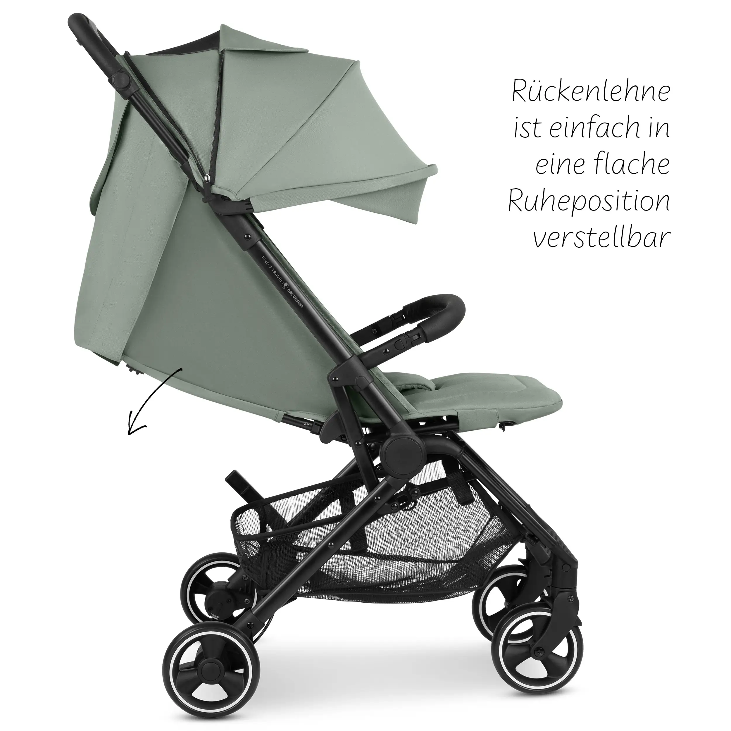 Reisebuggy Ping 3 Travel mit Zubehörset  - Pine