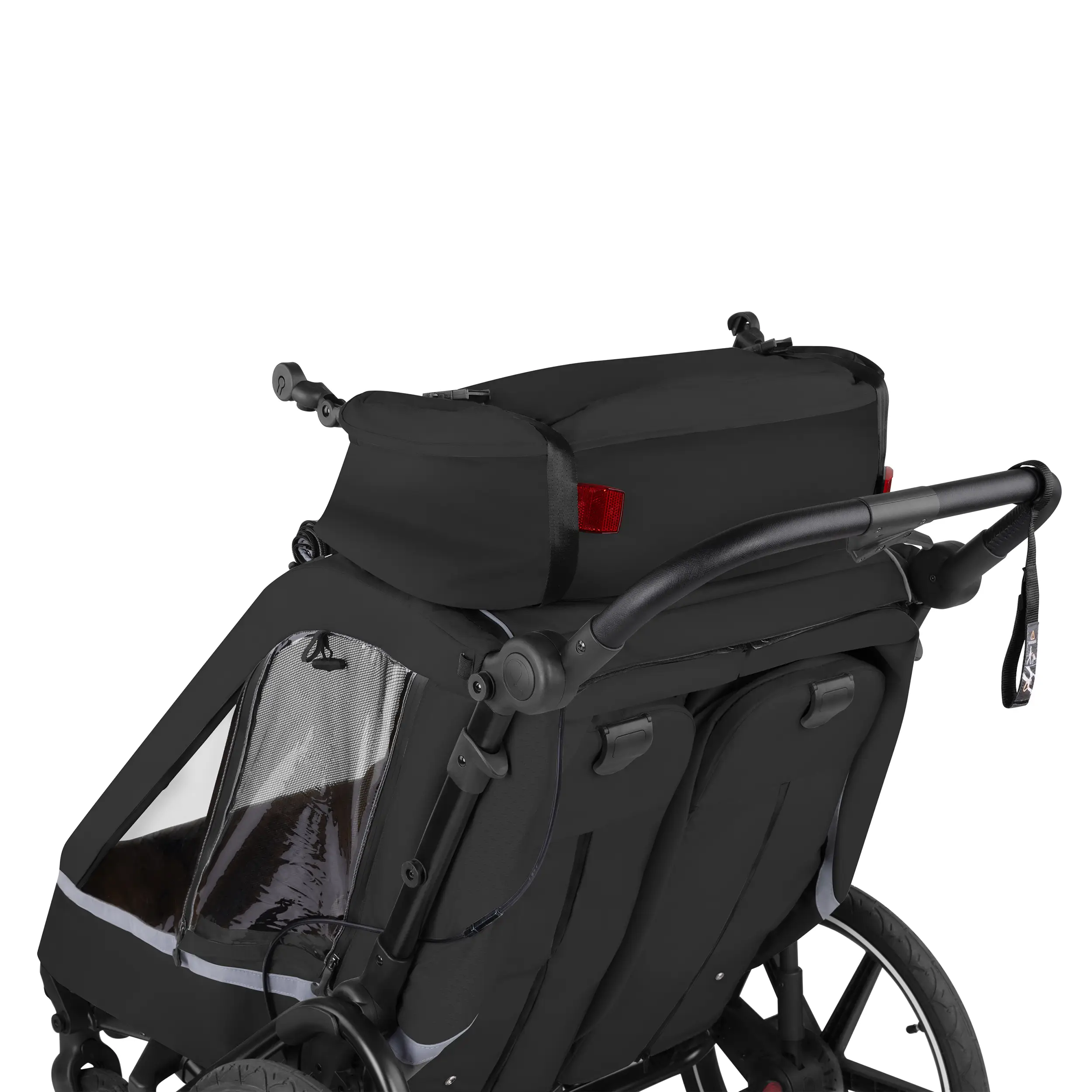 Remolque de Bicicleta de Paseo con 2 Asientos Confortables y Ruedas de Aire - Ink  Remolque de Bicicleta de Paseo con 2 Asientos Confortables y Ruedas de Aire - Ink