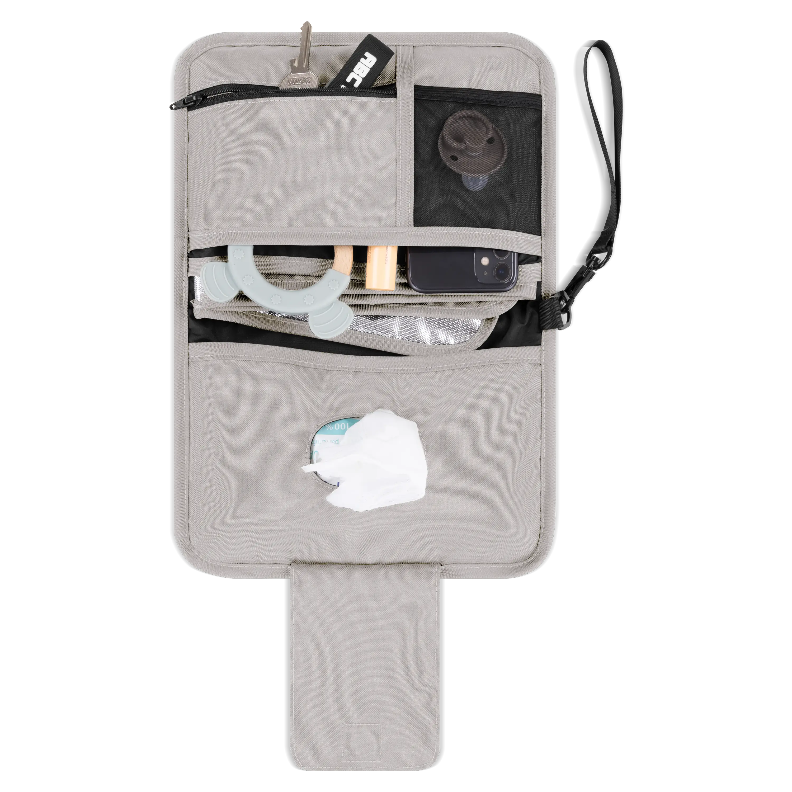 Wet wipes quickly to hand
