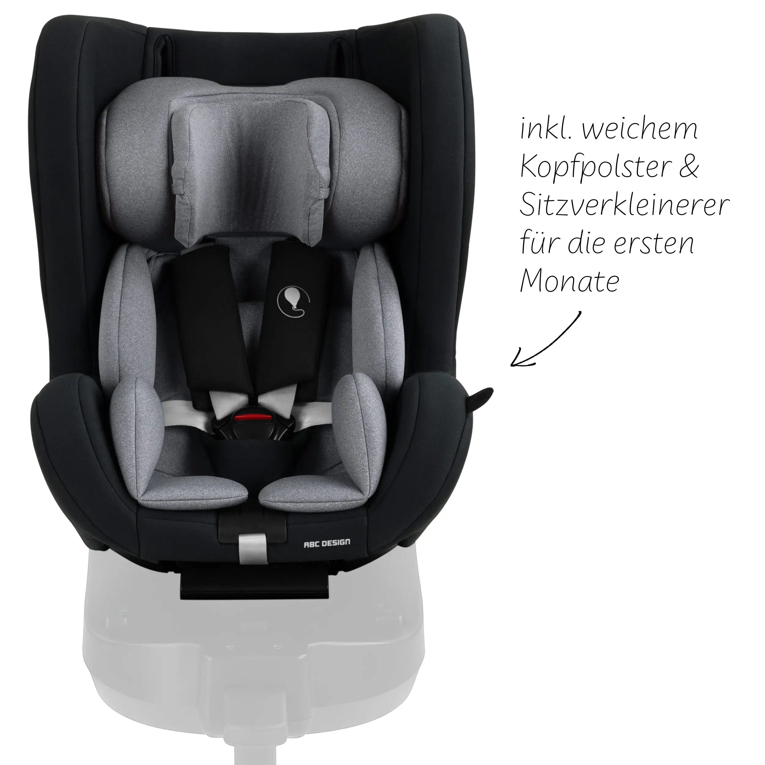 Reboard Car Seat Lily i-Size (from birth to 4 years) - Graphite