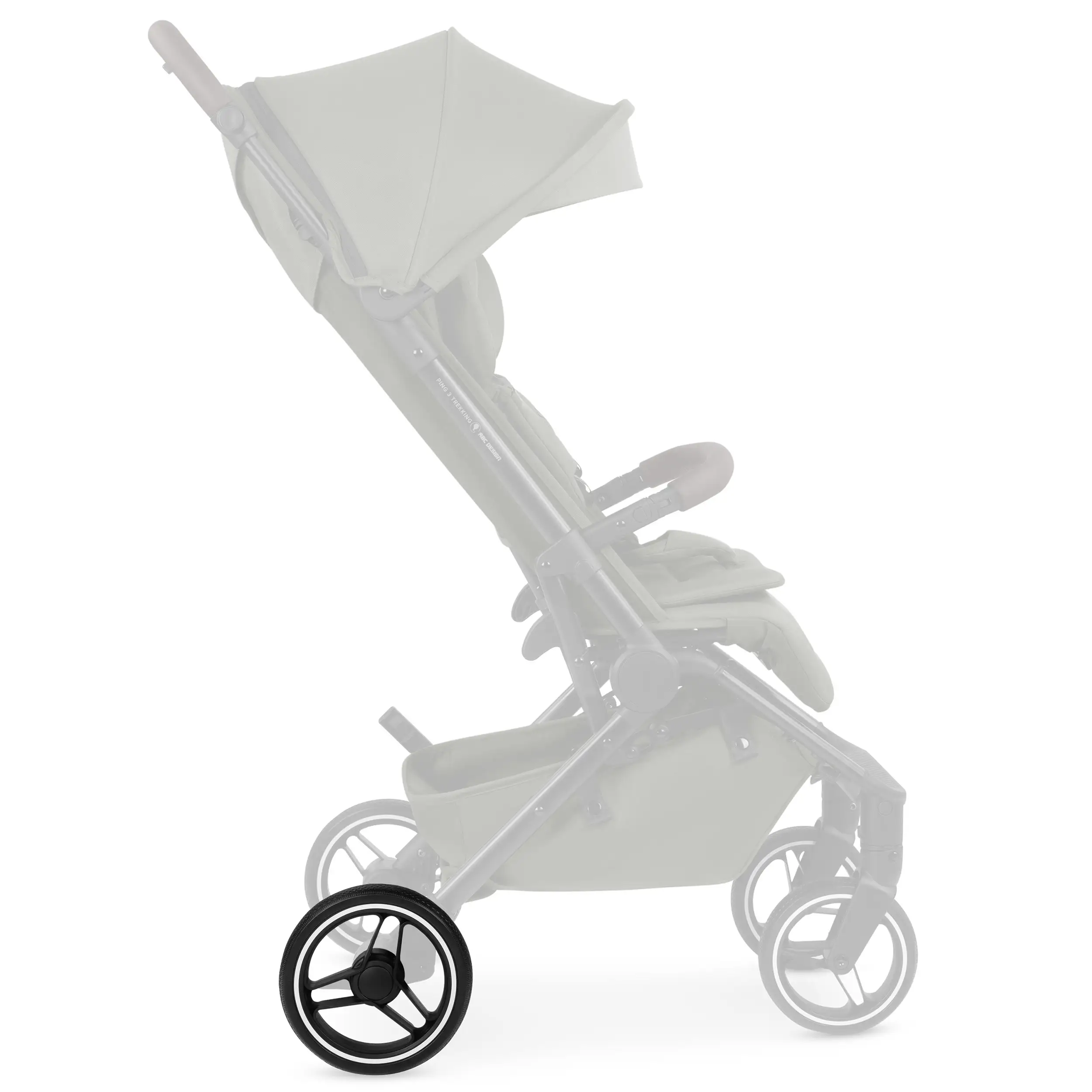 Hinterrad für Ping 3 Trekking / Ping Two Trekking - All Terrain Black / White Wall Hinterrad für Ping 3 Trekking / Ping Two Trekking - All Terrain Black / White Wall