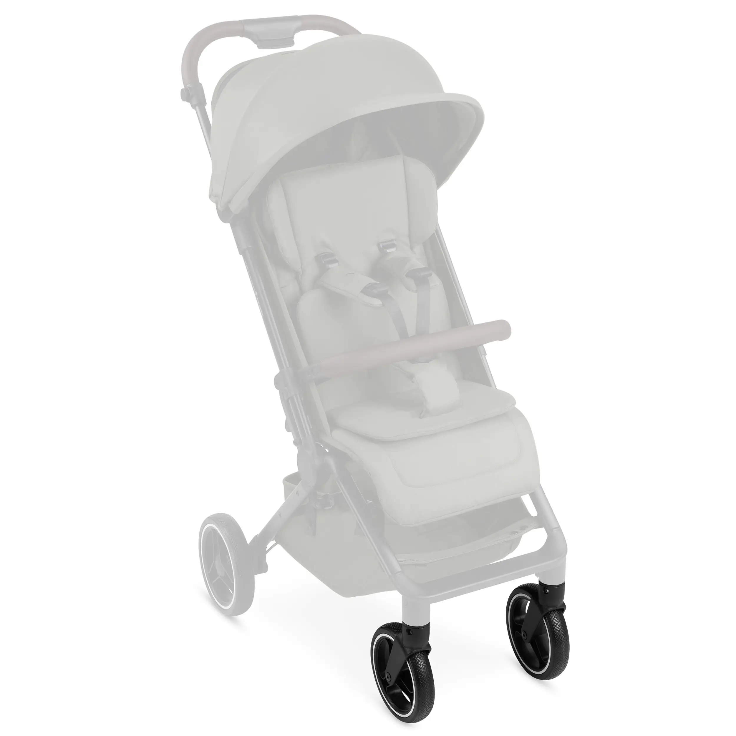 Jeu de roues avant (2 pièces) pour Ping 3 Trekking / Ping Two Trekking - All Terrain Black / White Wall Jeu de roues avant (2 pièces) pour Ping 3 Trekking / Ping Two Trekking - All Terrain Black / White Wall