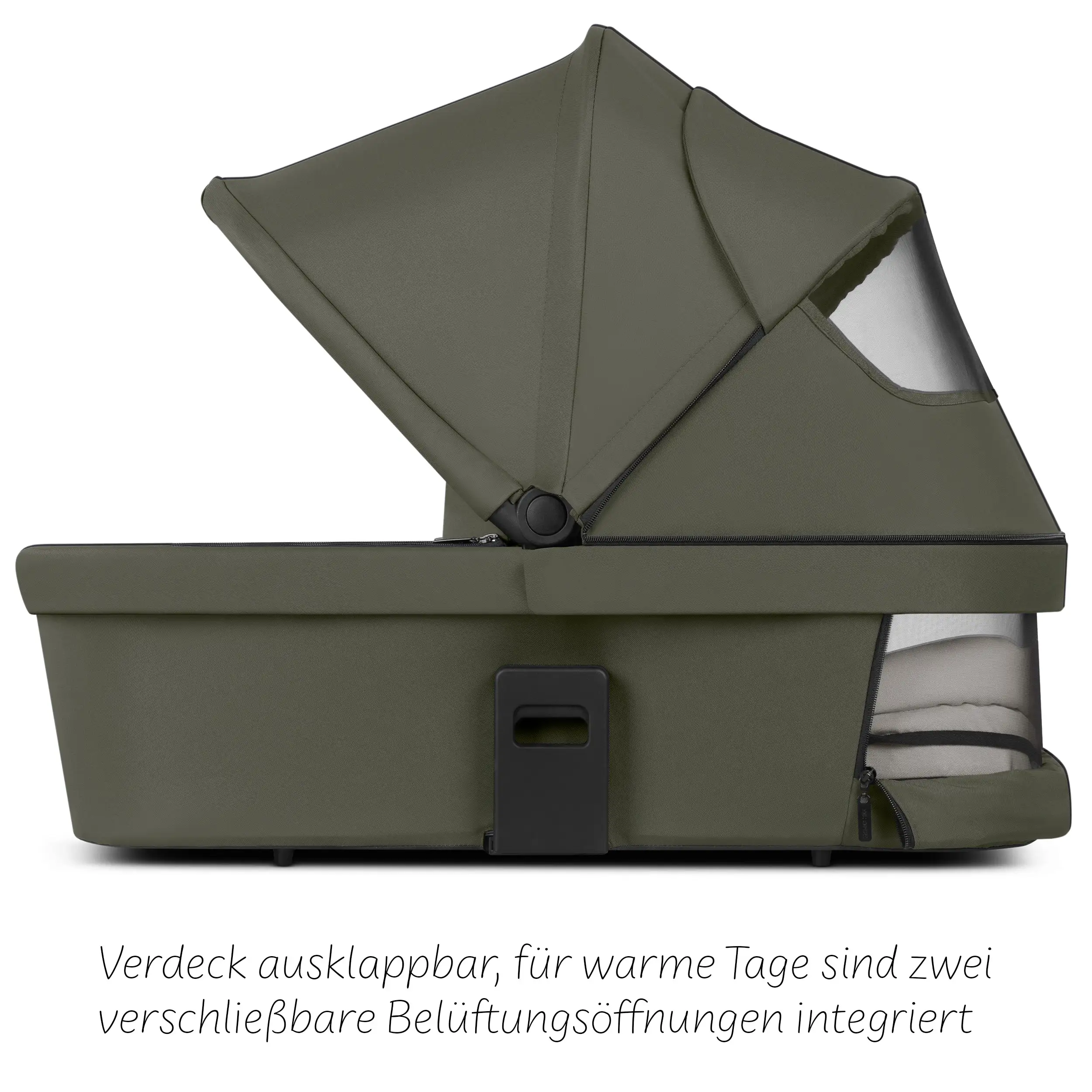 3in1 Kinderwagen-Set Salsa Core inkl. Babyschale Calla mit Liegefunktion - Olive