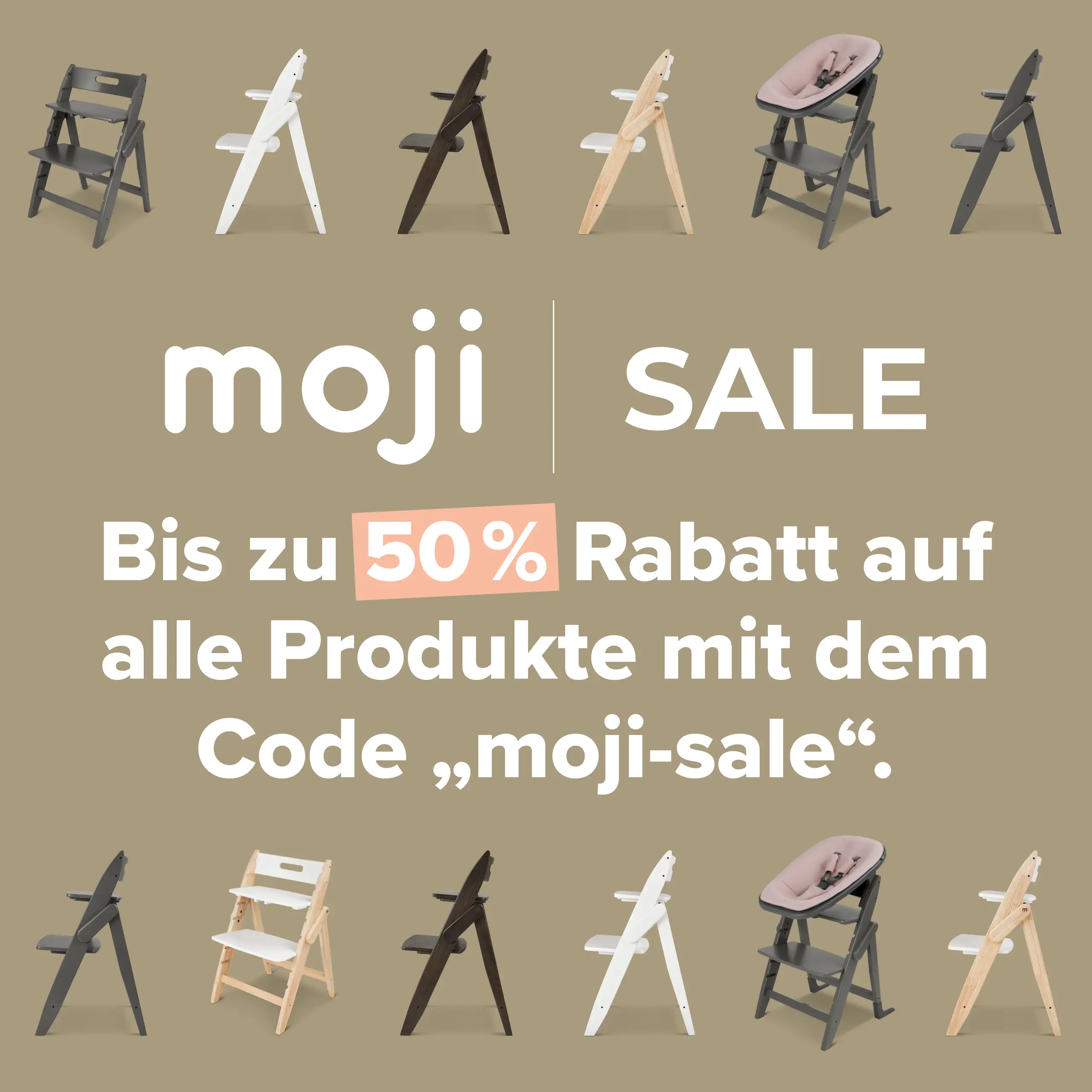 Moji Hochstühle Aktion