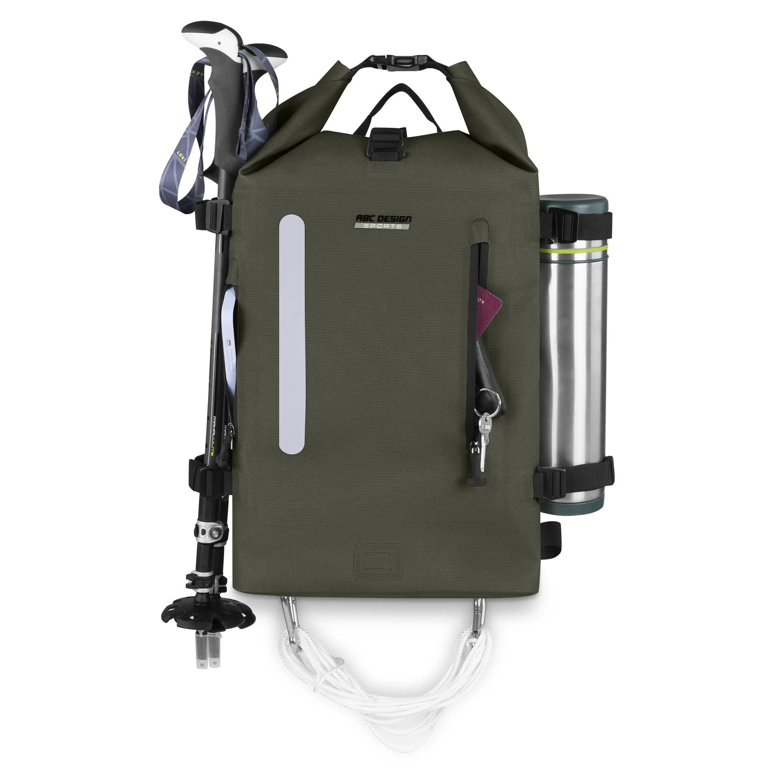 Outdoor-Rucksack Solothurn 22L für Alltag & Abenteuer - Avocado
