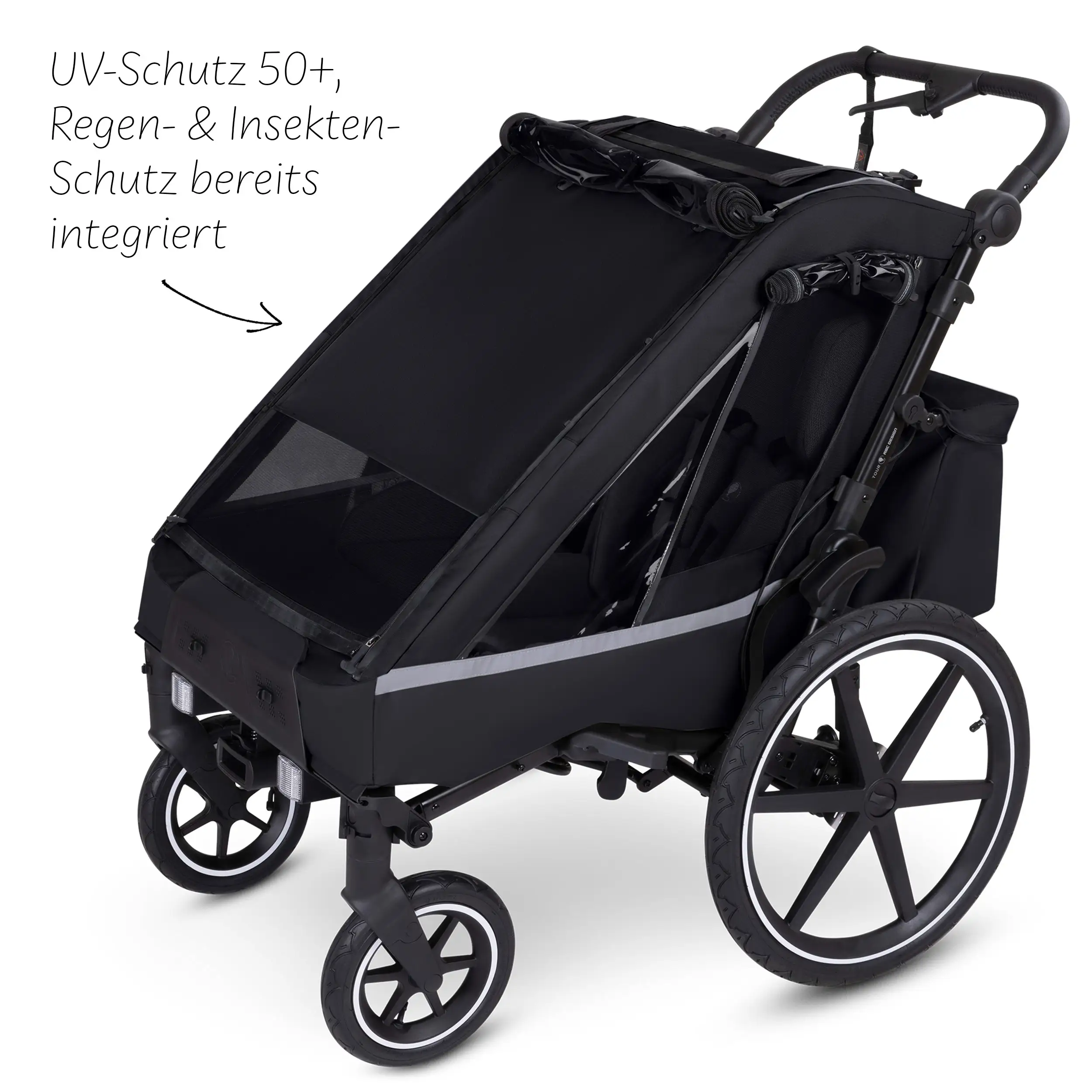 Fahrradanhänger Tour inkl. Neugeboreneneinsatz - Ink