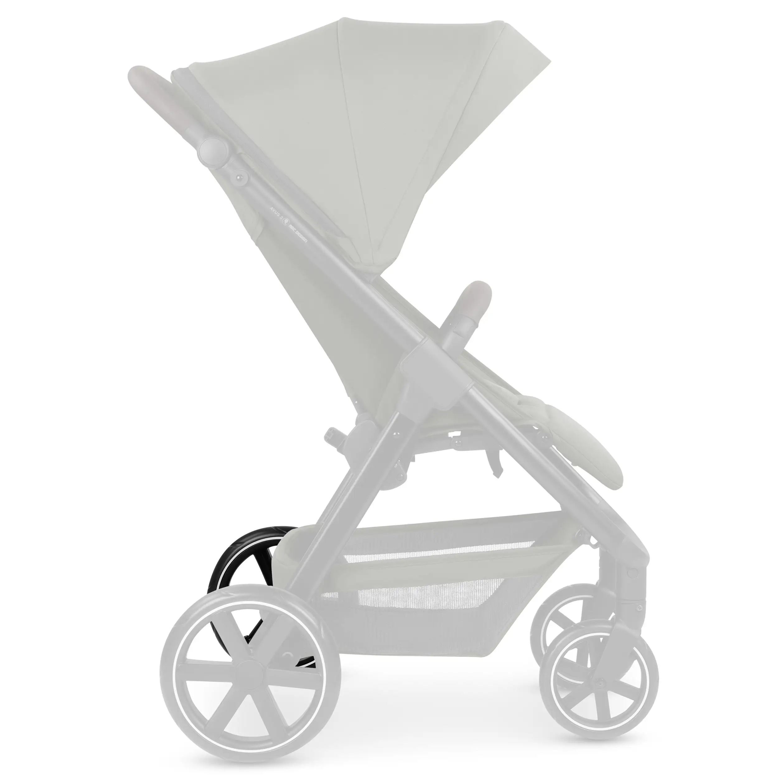 Roue arrière pour Avus 2/ Avus - Black / White Wall Roue arrière pour Avus 2/ Avus - Black / White Wall